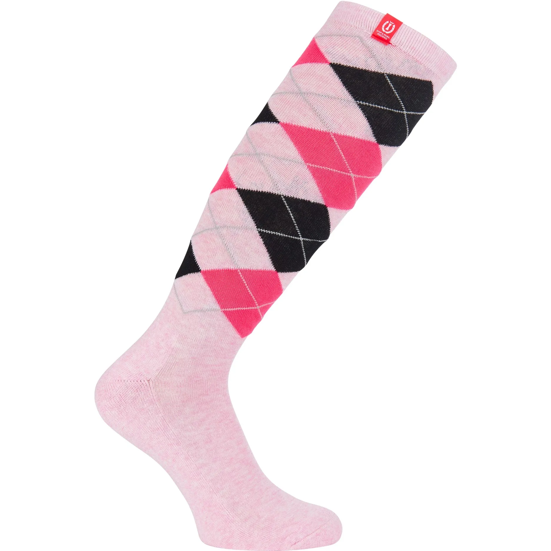 Damen Reitsocken CRISS CROSS roségold