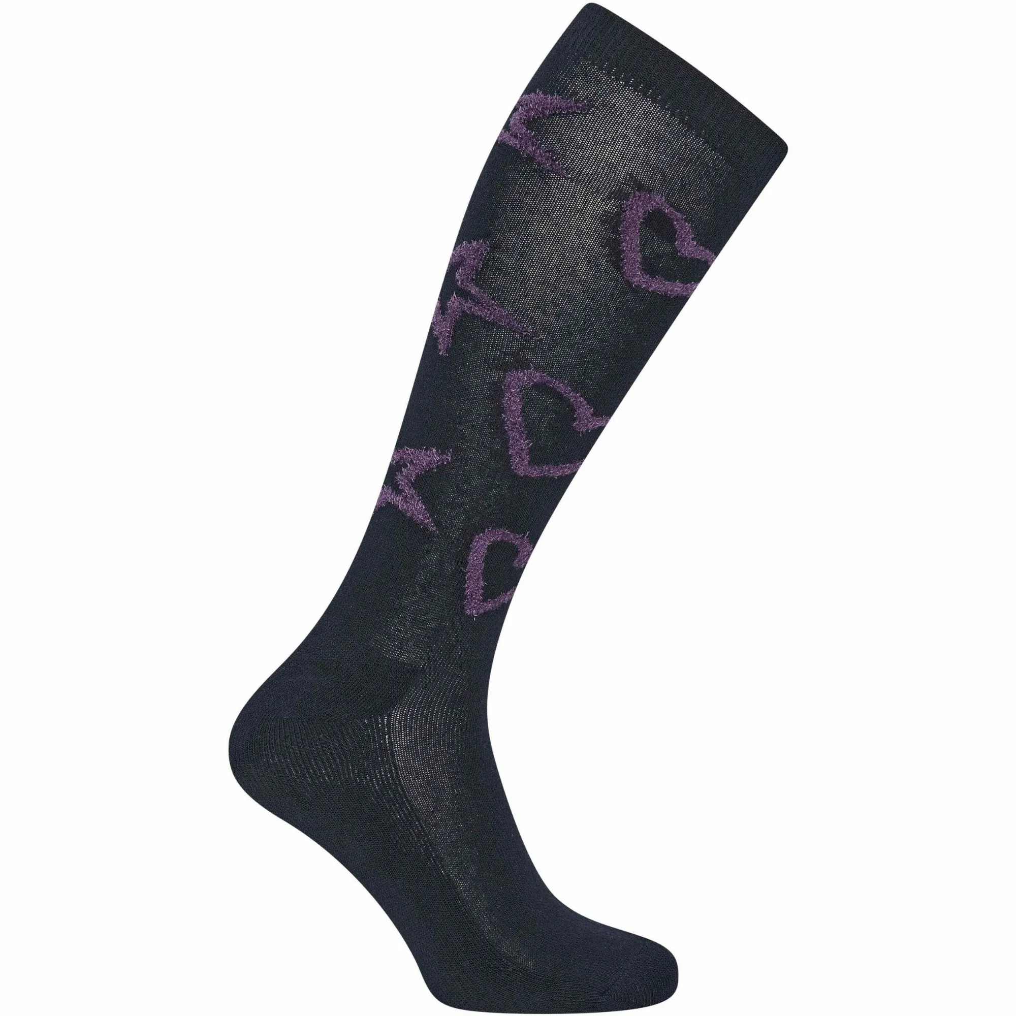 Damen Reitsocken IRHCosy Hearts navy