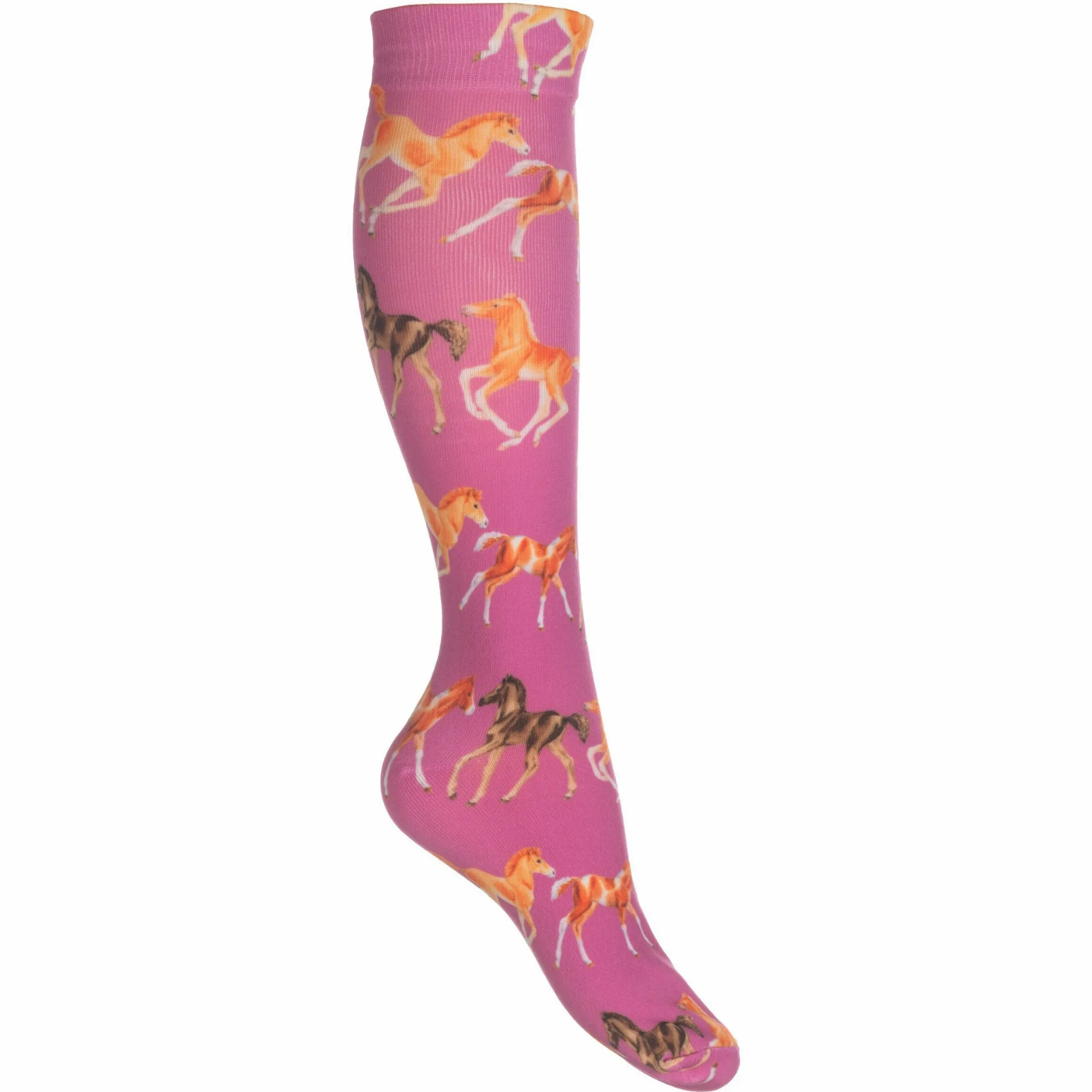 Kinder Reitsocken PONY CLUB pink