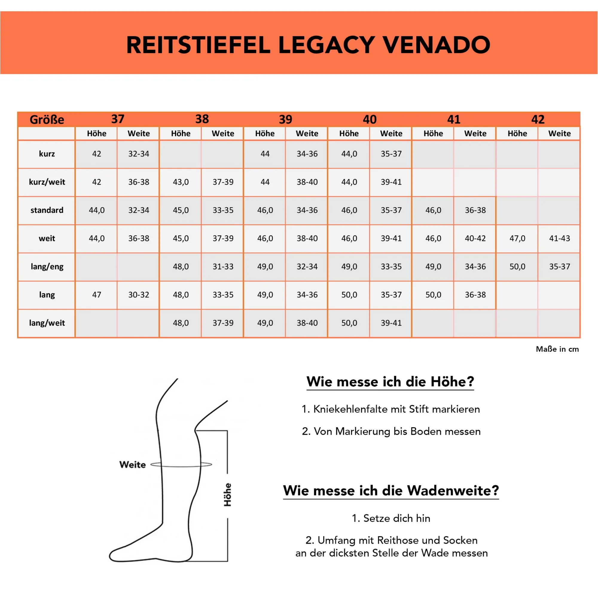 Winter Damen Reitstiefel LEGACY VENADO MERINO Echtleder schwarz