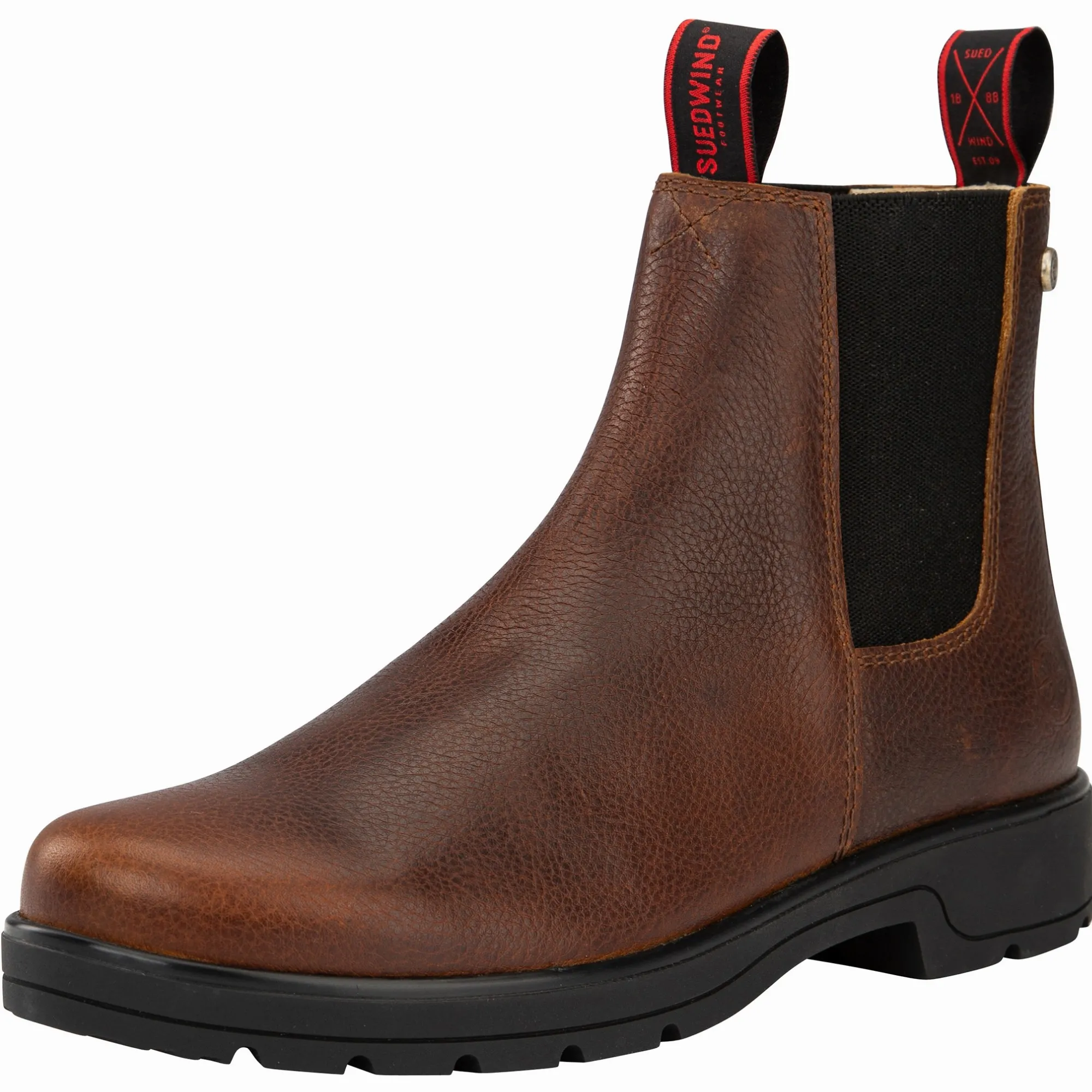 Reitstiefeletten 1888 CHELSEA Nubukleder braun