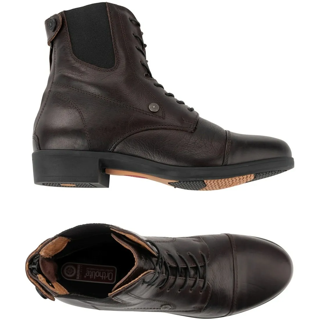 Reitstiefeletten ADVANCED II BZ Lace Soft Echtleder braun
