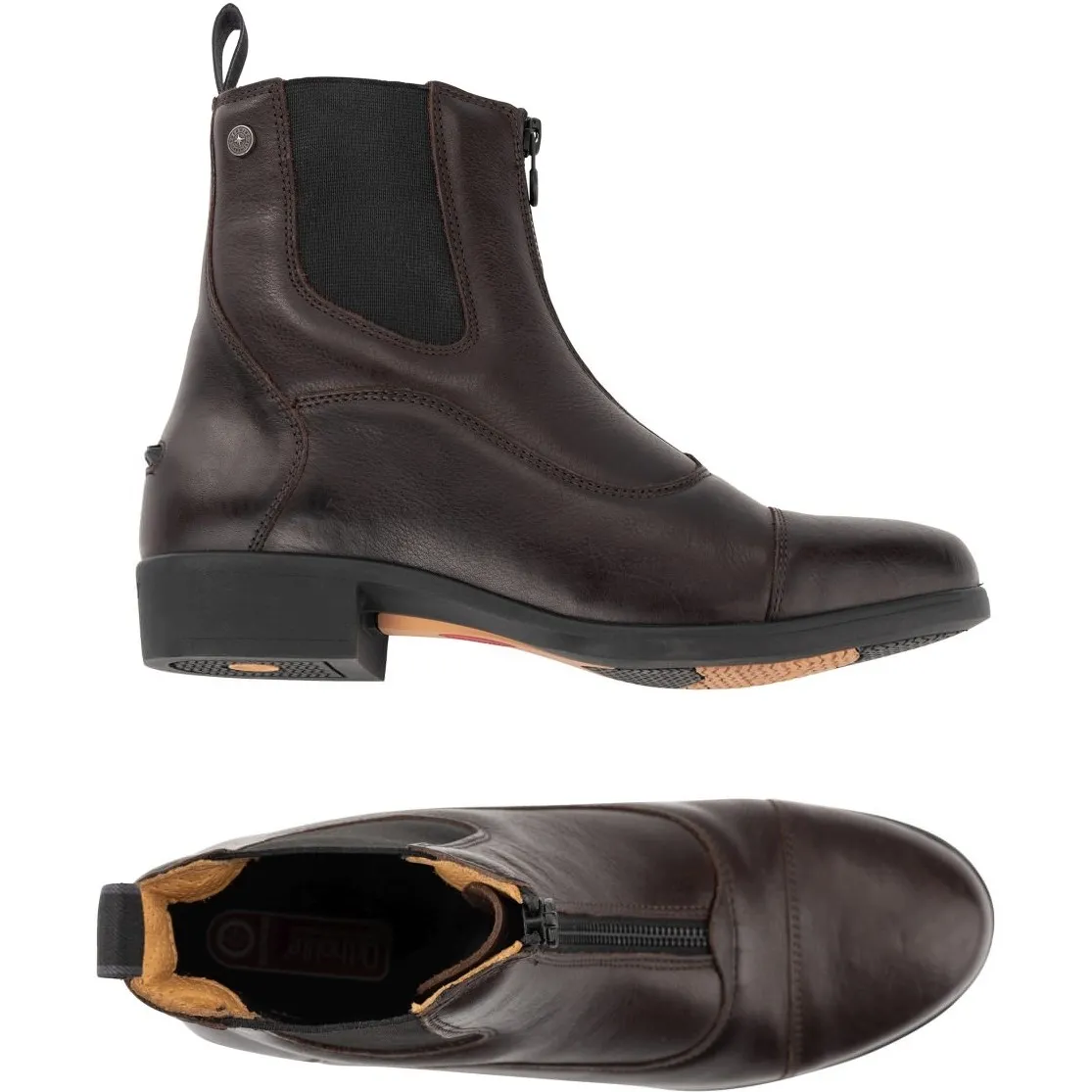 Reitstiefeletten ADVANCED II FZ Soft Echtleder braun