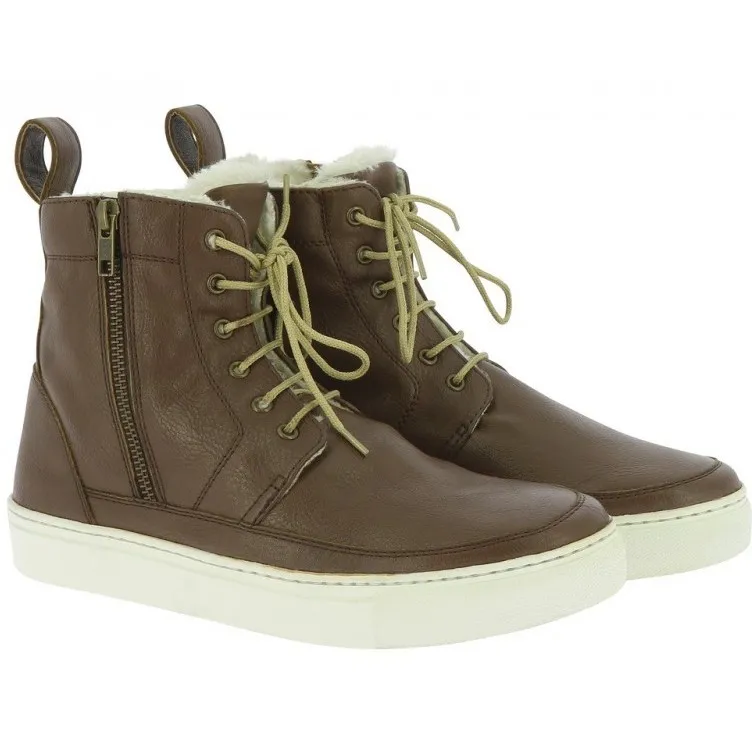 Winter Damen Reitstiefeletten CITY braun