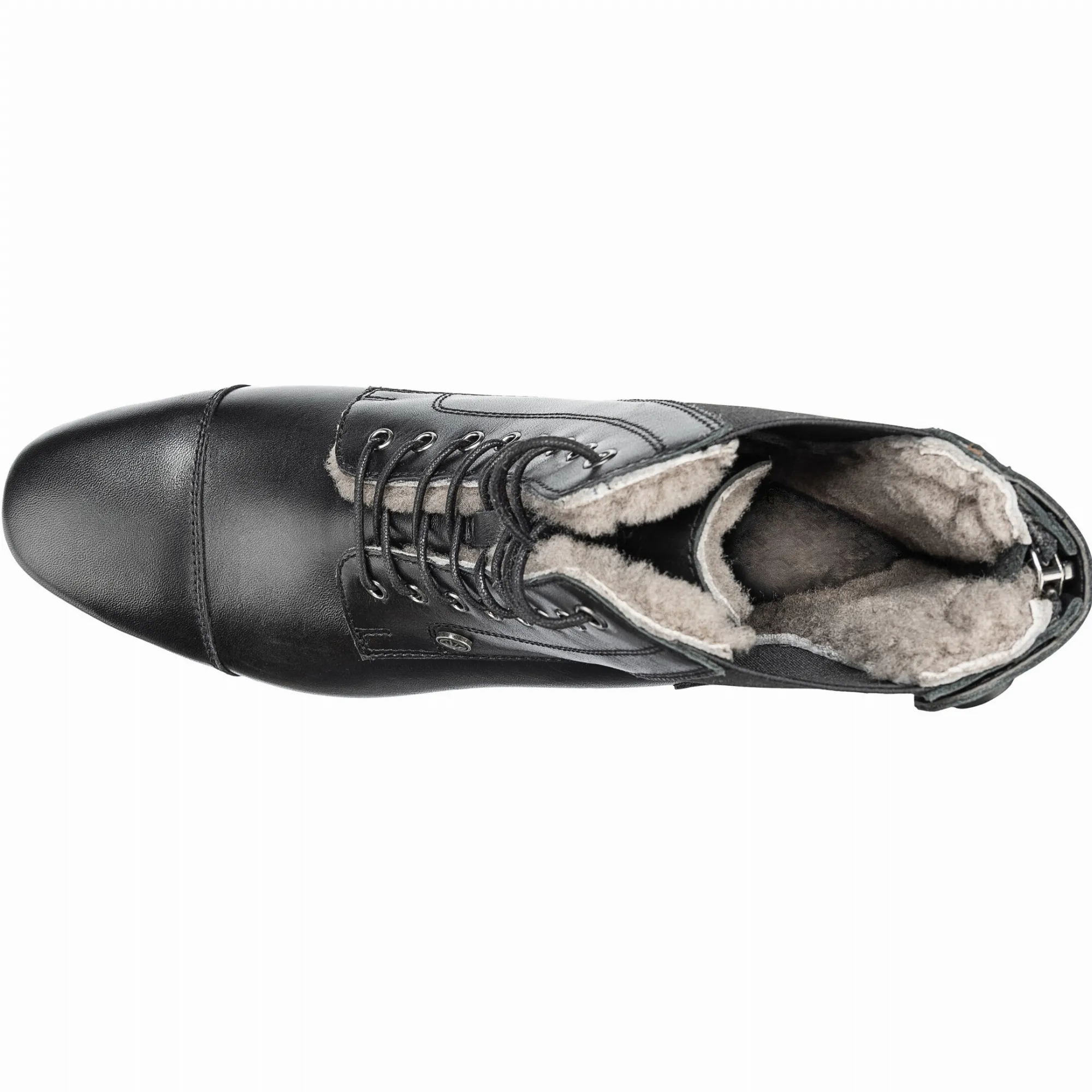 Winter Reitstiefeletten FLORENTINA BZ Lace Merino Echtleder schwarz