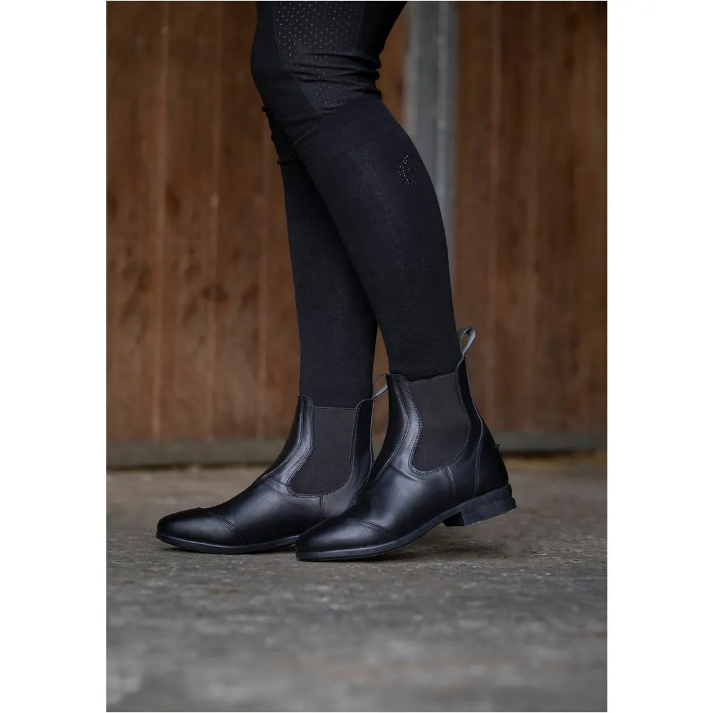 Reitstiefeletten recycelt ZÜRICH mit stoßdämpfender Sohle schwarz