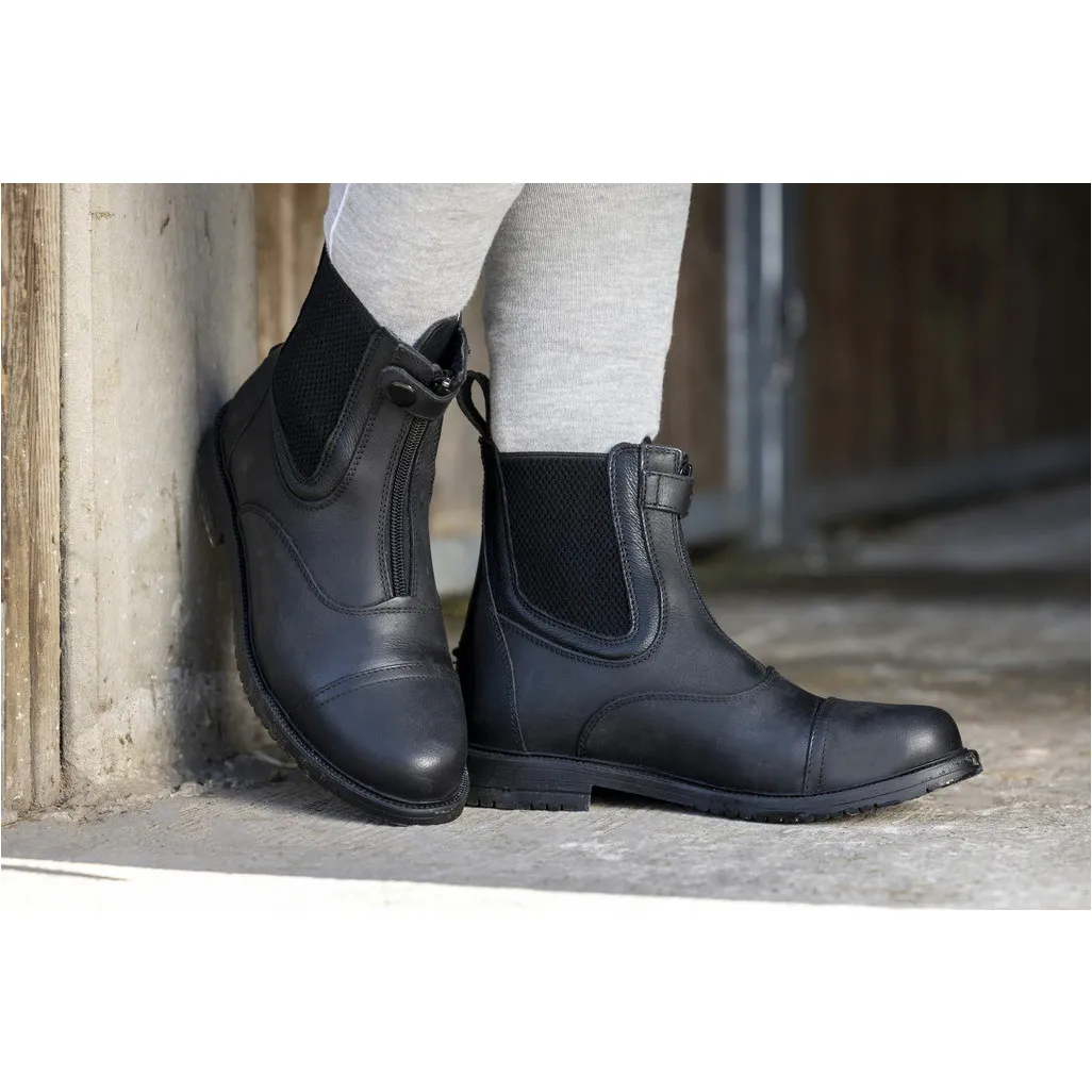 Reitstiefeletten VALLERY Echtleder schwarz