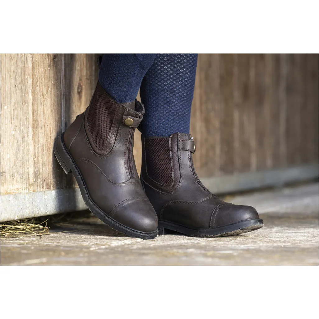 Reitstiefeletten VALLERY Echtleder braun