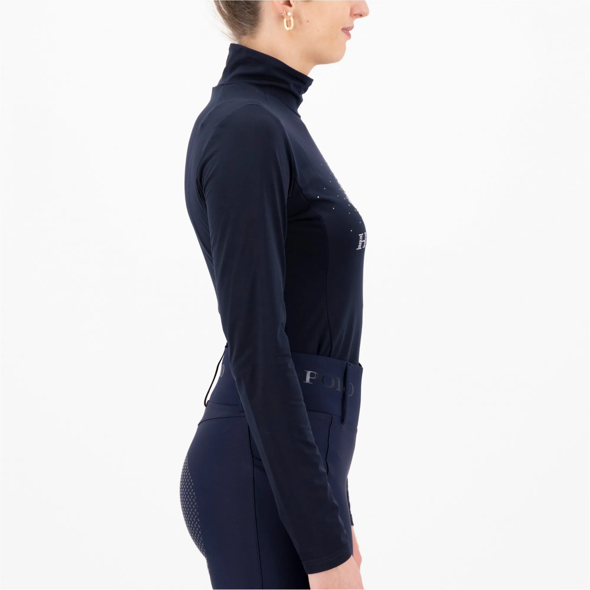 Damen Rollkragenpullover HVPDesray navy