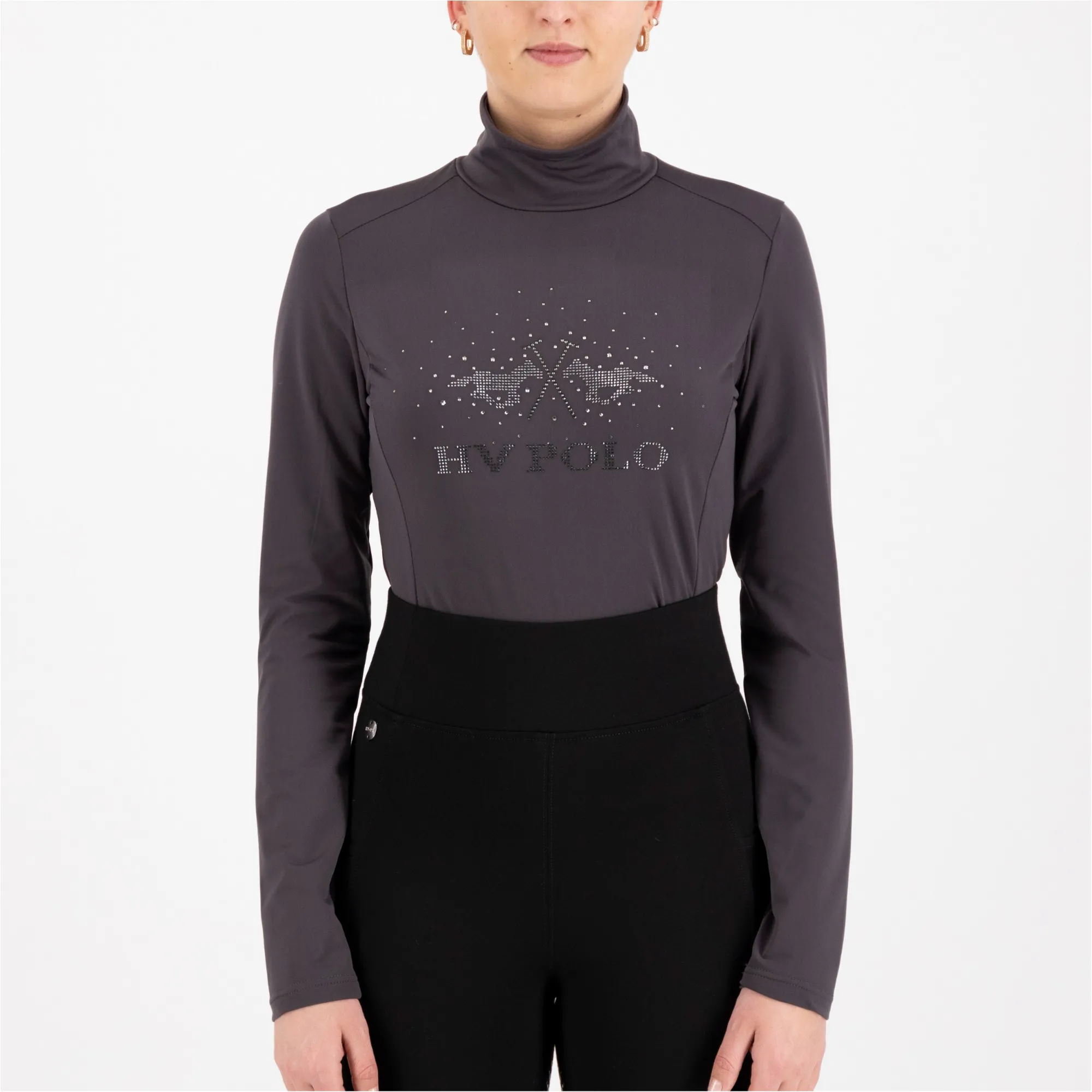 Damen Rollkragenpullover HVPDesray zinc grey