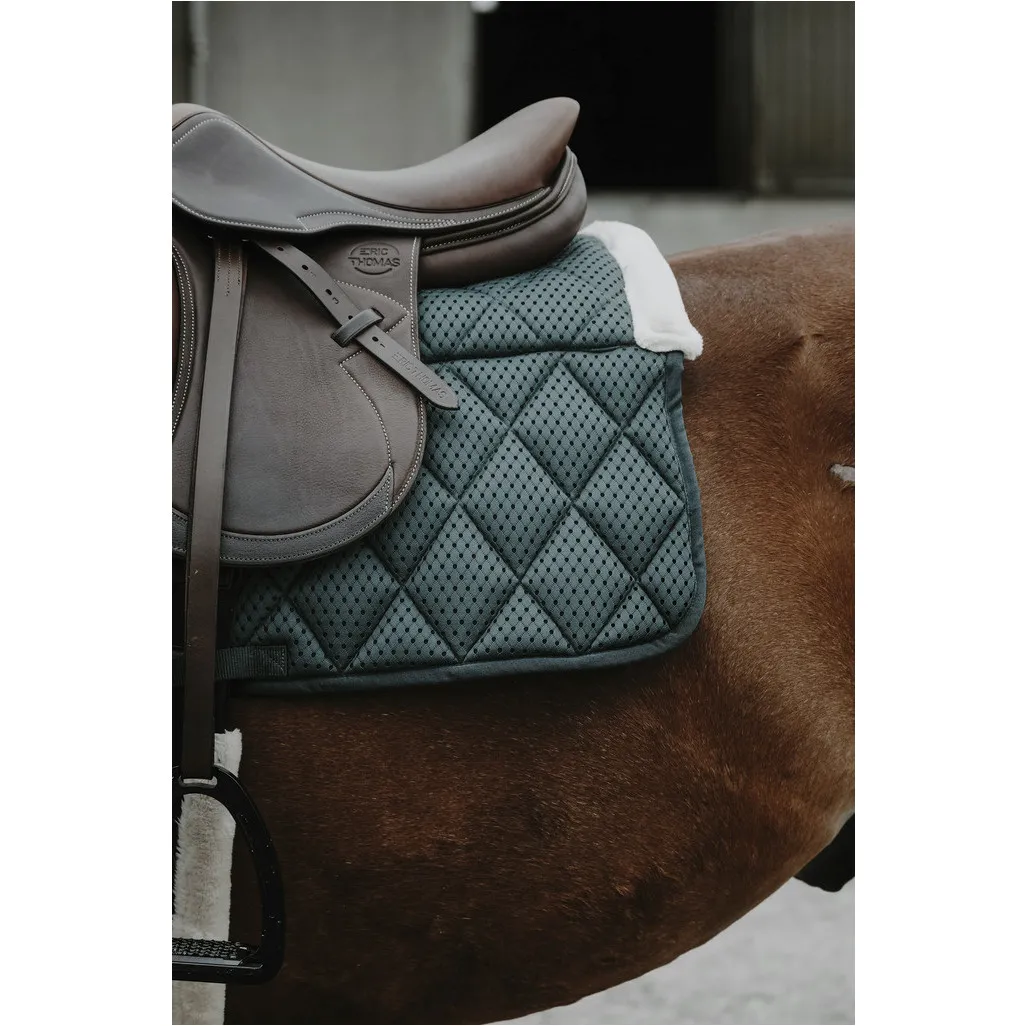 Schabracke PRO AIR dunkelgrün Warmblut Vielseitigkeit