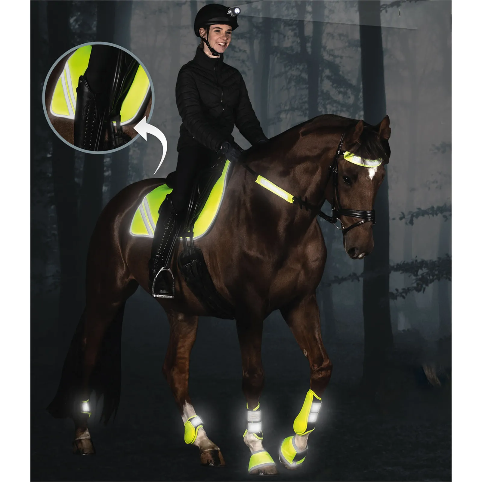 Schabracke REFLEX neon gelb