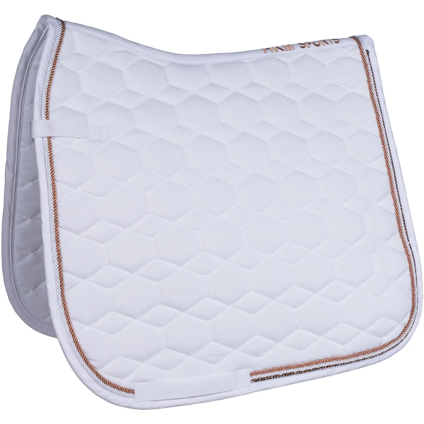 Schabracke ROSEGOLD GLAMOUR STYLE weiß
