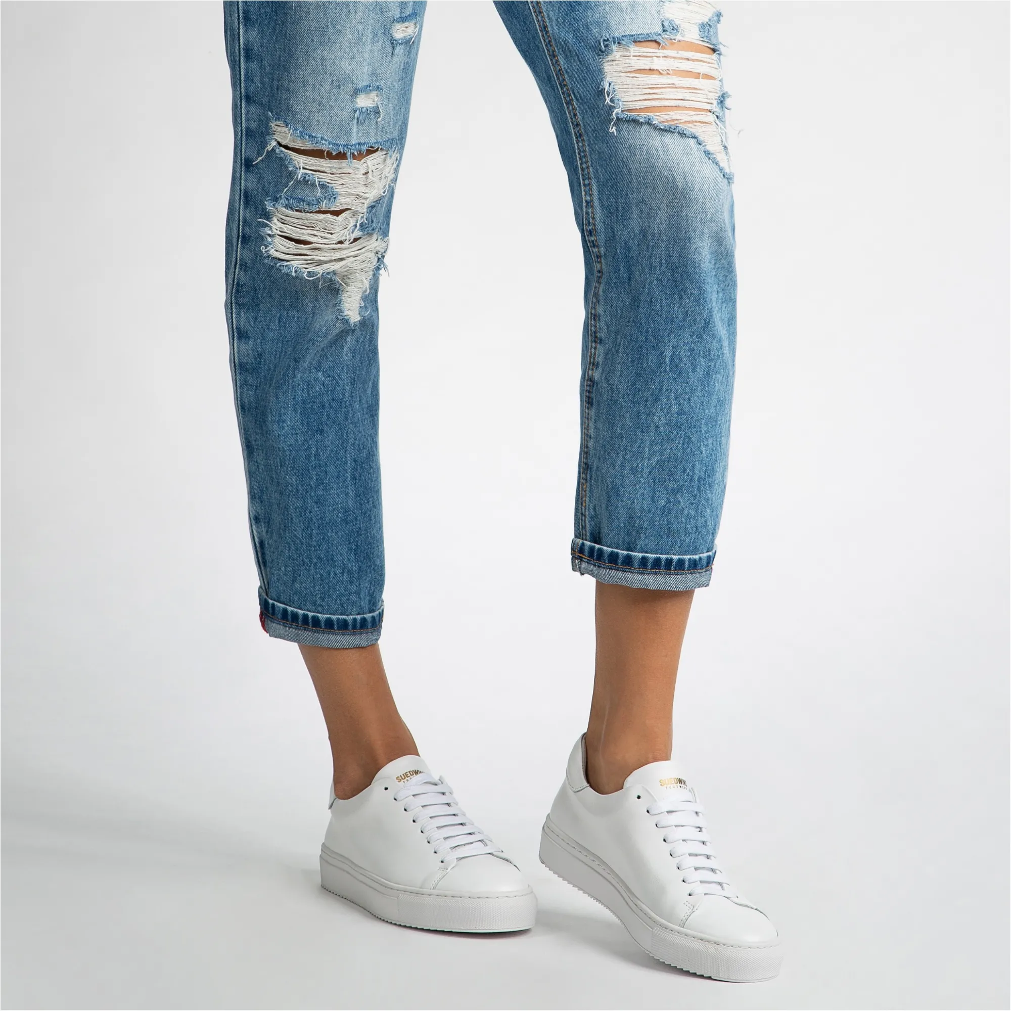 Sneaker ASHTON Nappaleder weiß