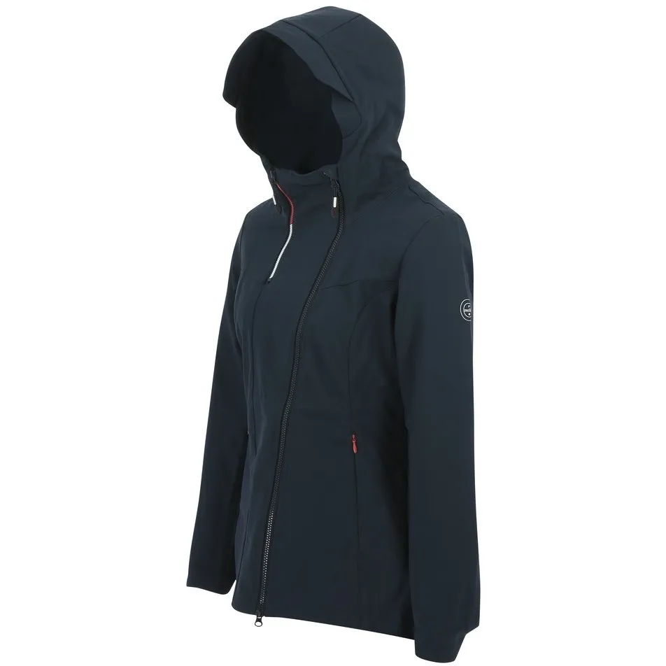 Damen Softshelljacke LILA marineblau