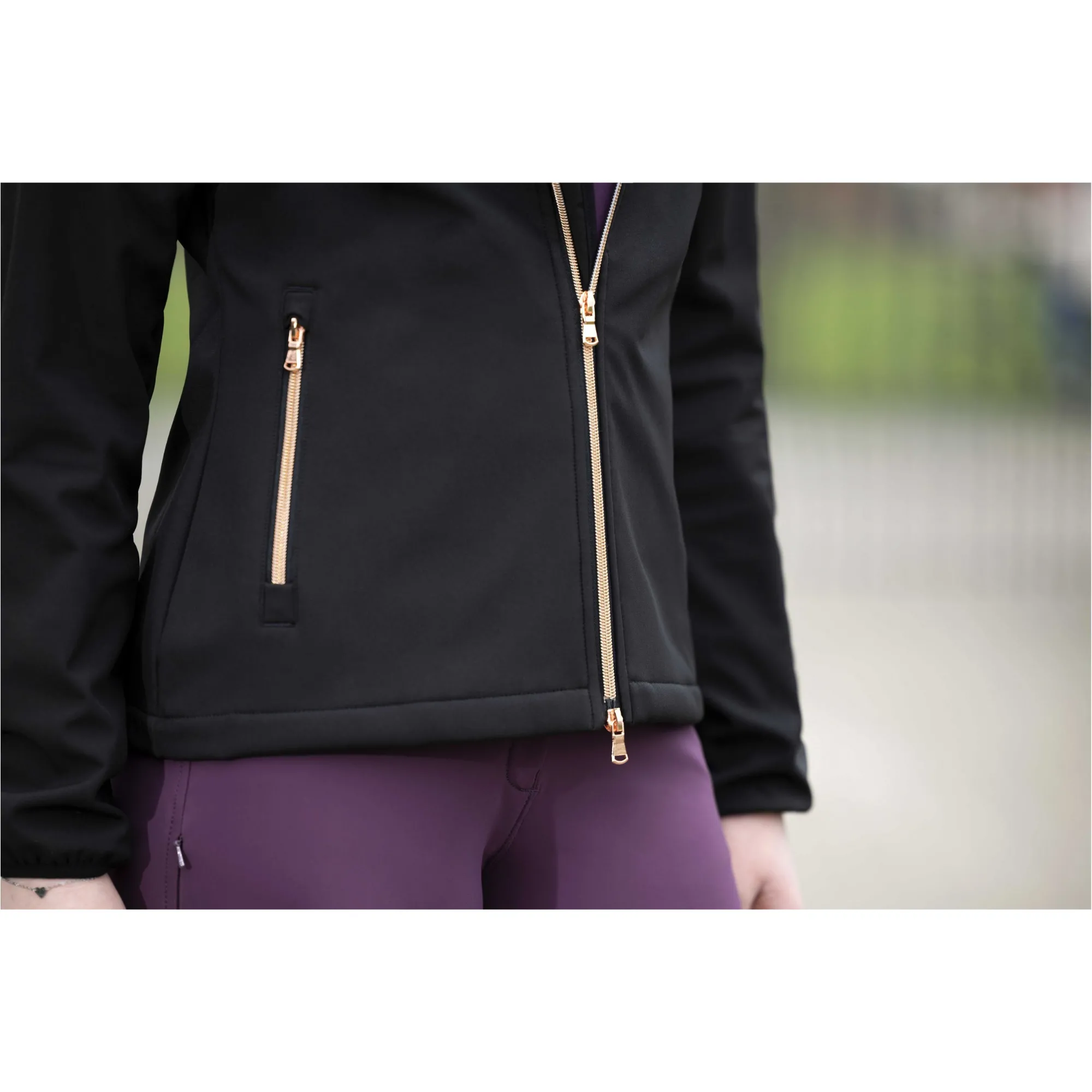 Damen Softshelljacke LILY schwarz
