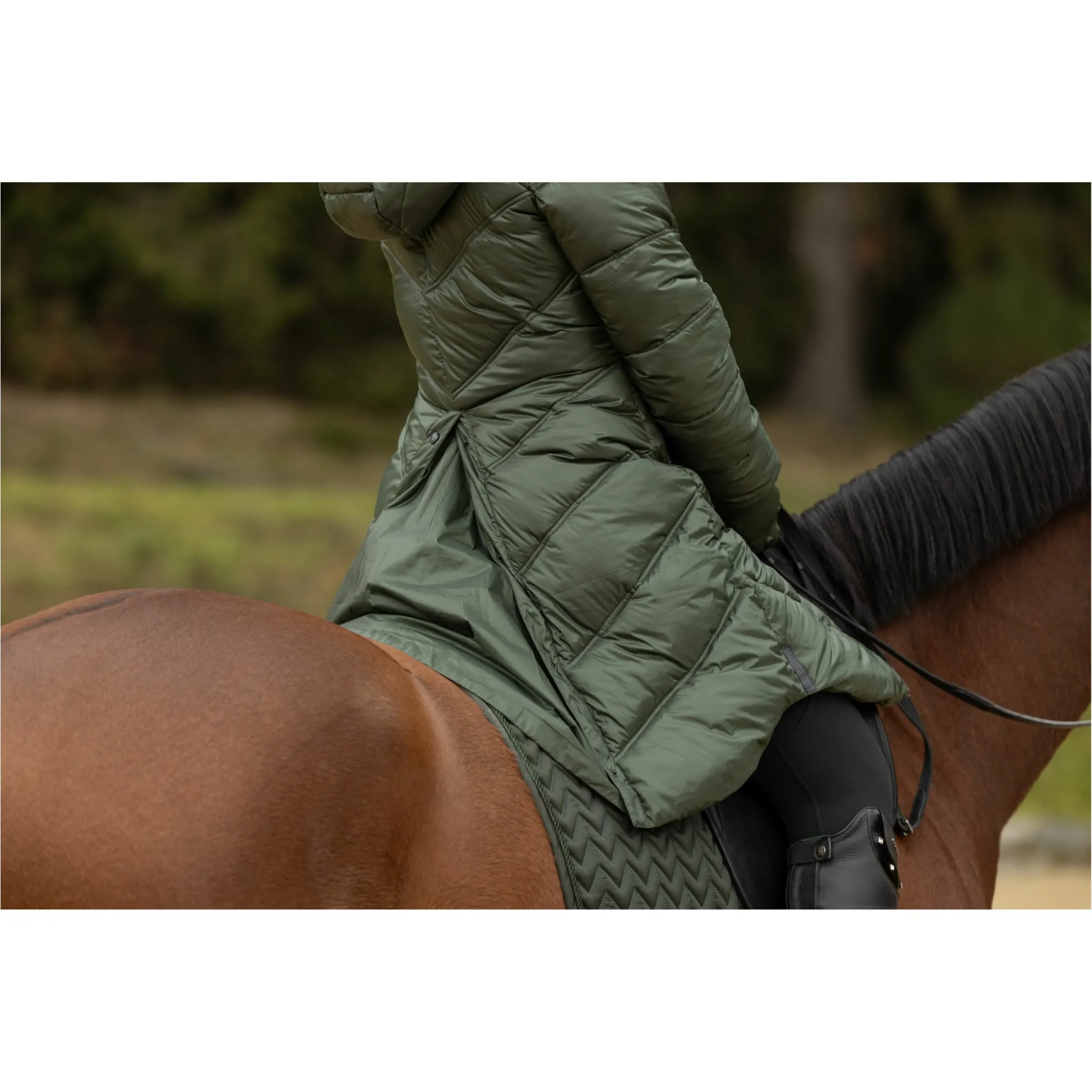 Damen Steppmantel H/W24 opal green