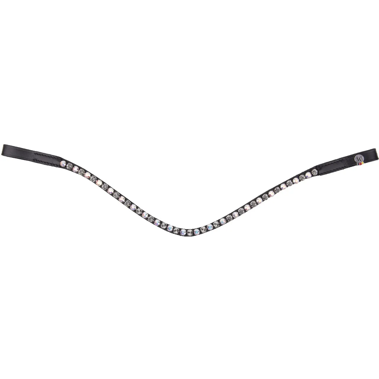 Stirnband GLAM X-Line schwarz/perlmutt-grau