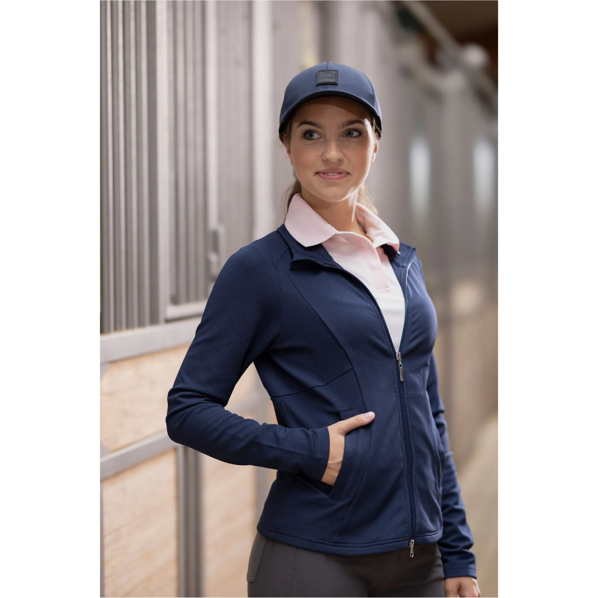 Damen Sweatjacke ALINA dunkelblau