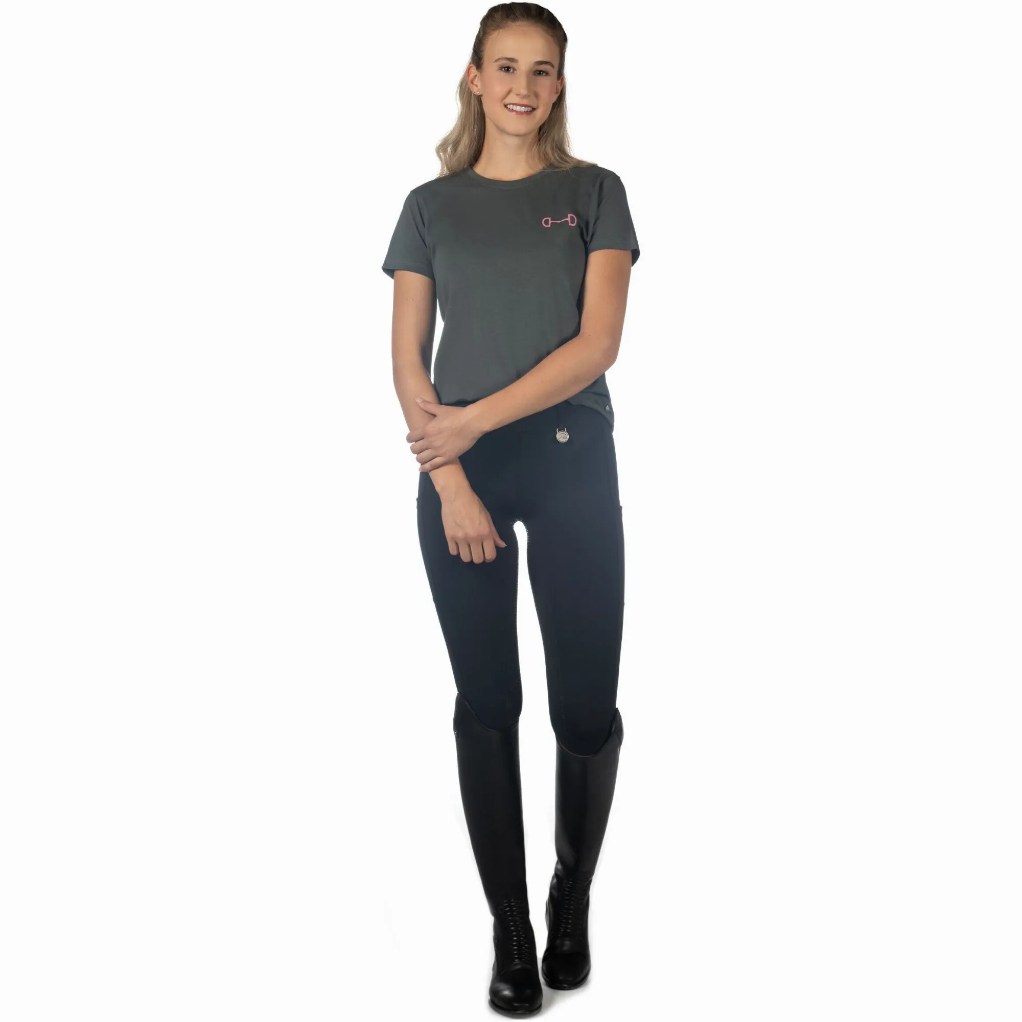 Damen T-Shirt EXCELLENT graugrün