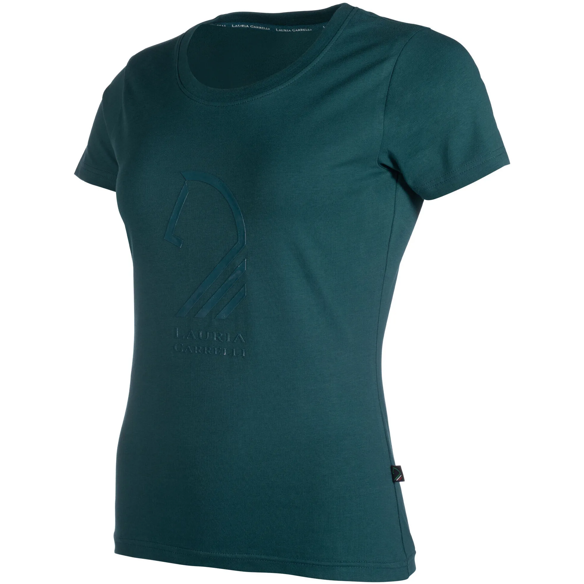 Damen T-Shirt LIVIGNO HORSE HEAD dunkelgrün