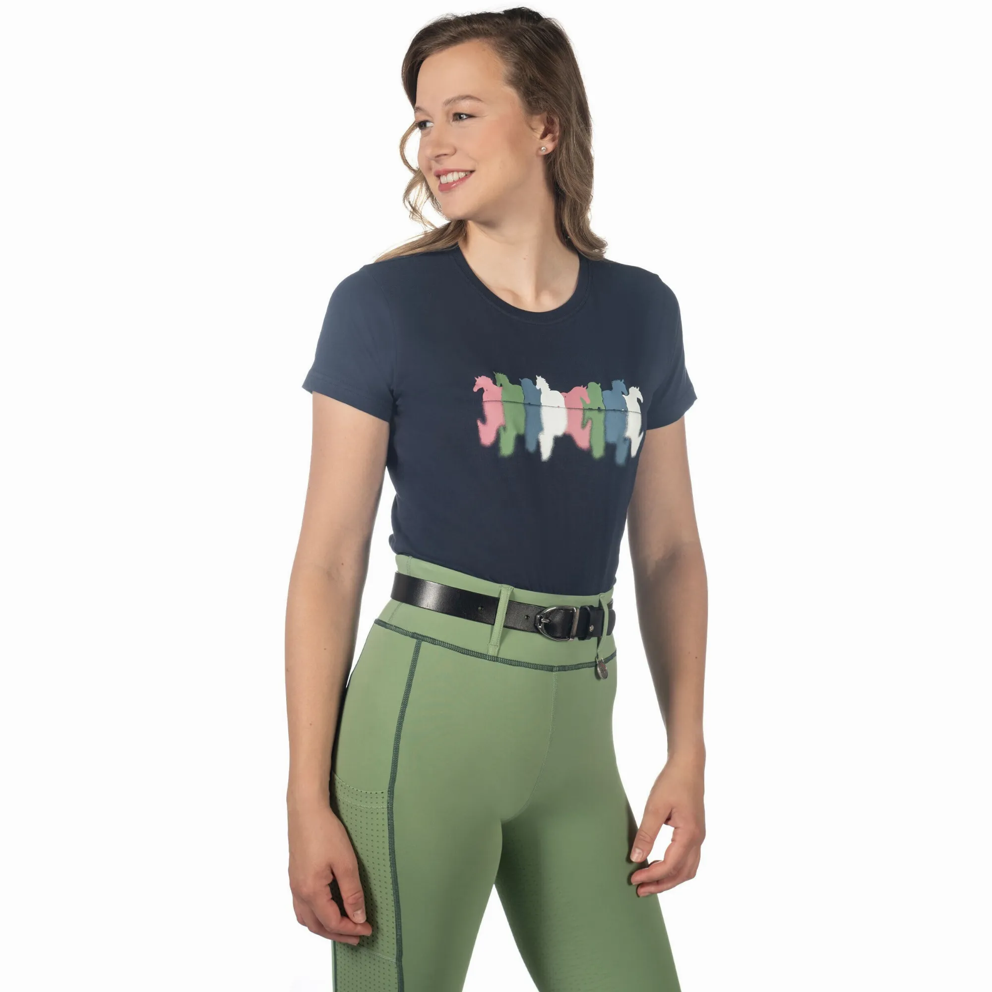 Damen T-Shirt MIRROR dunkelblau