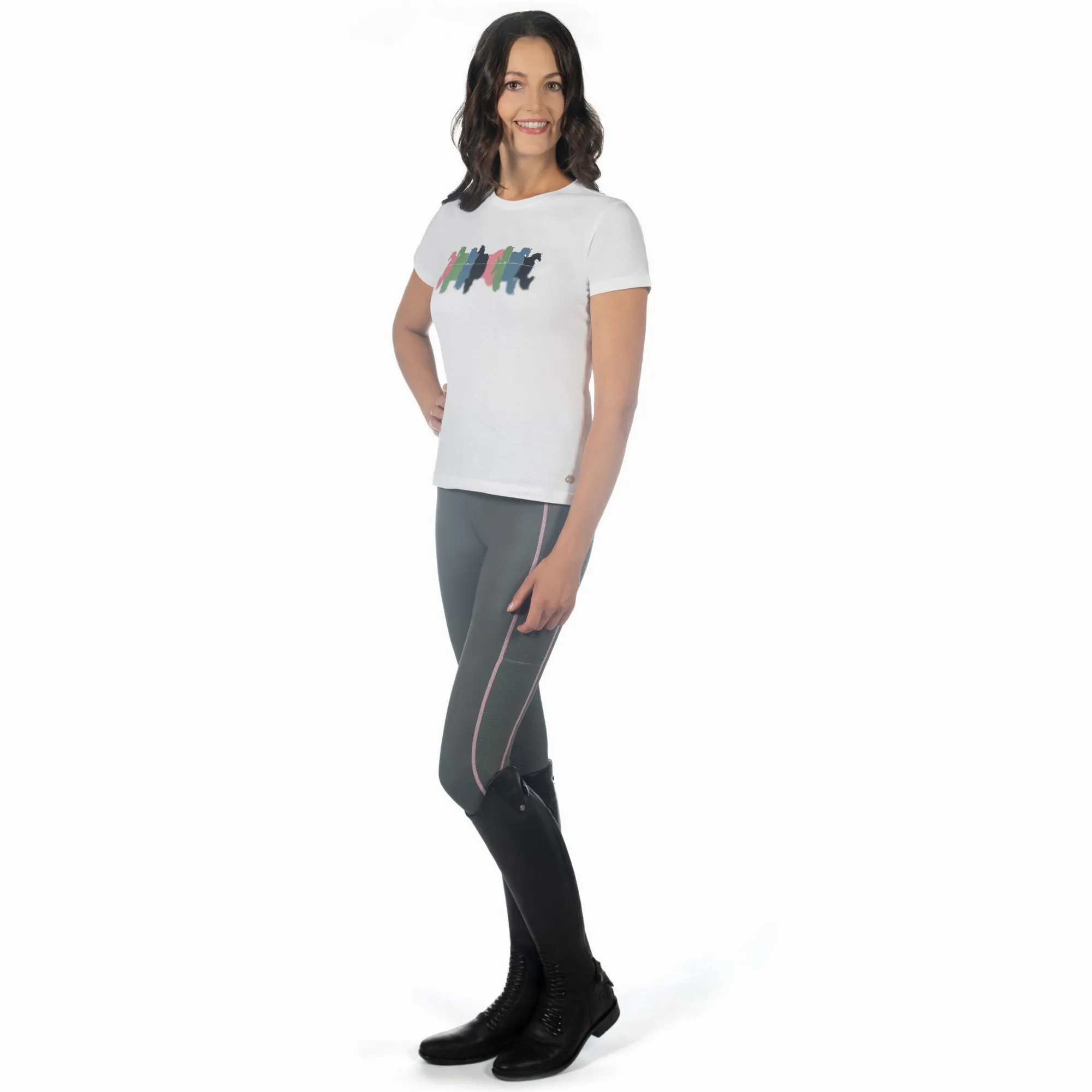 Damen T-Shirt MIRROR weiß