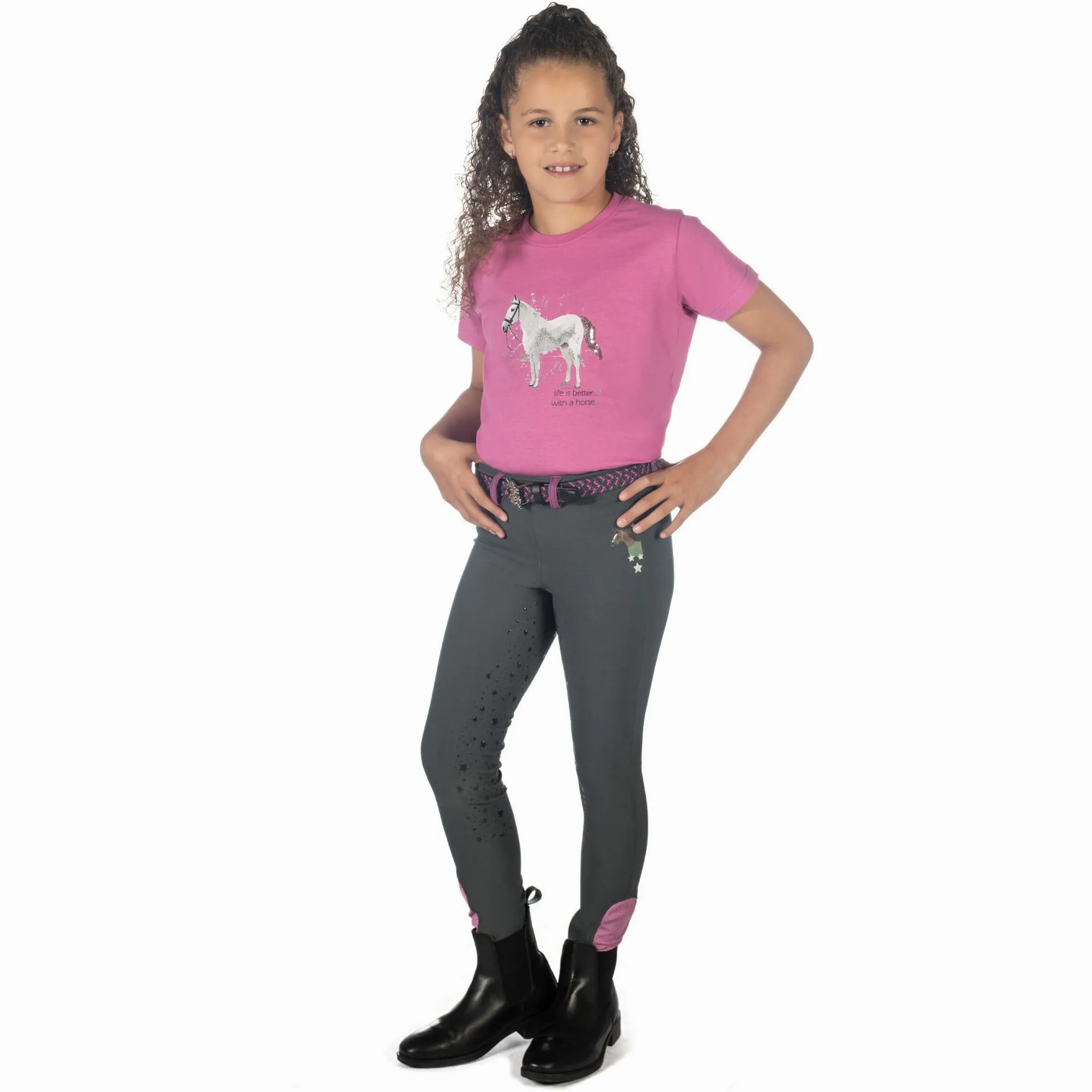 Kinder T-Shirt SPARKLE pink