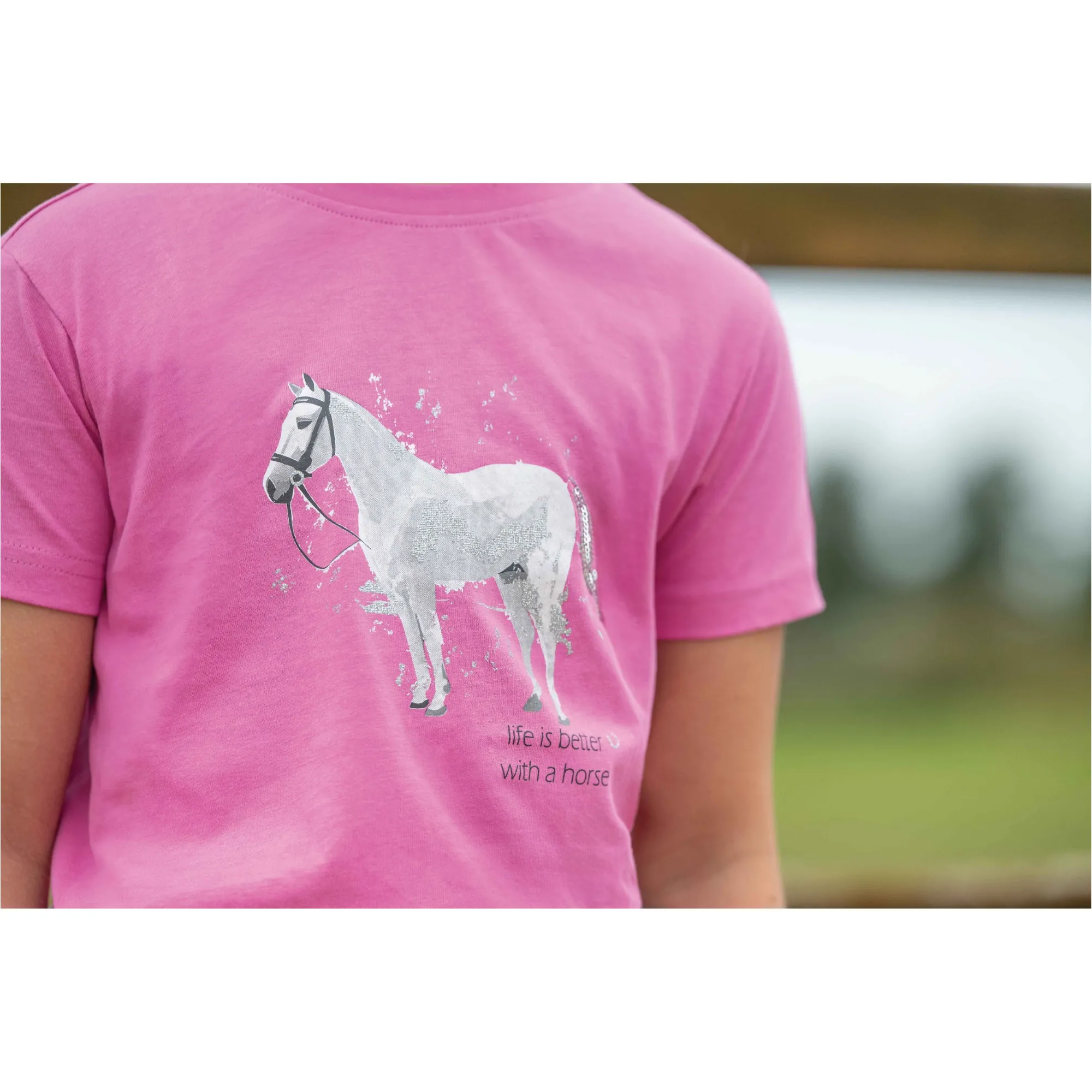 Kinder T-Shirt SPARKLE pink