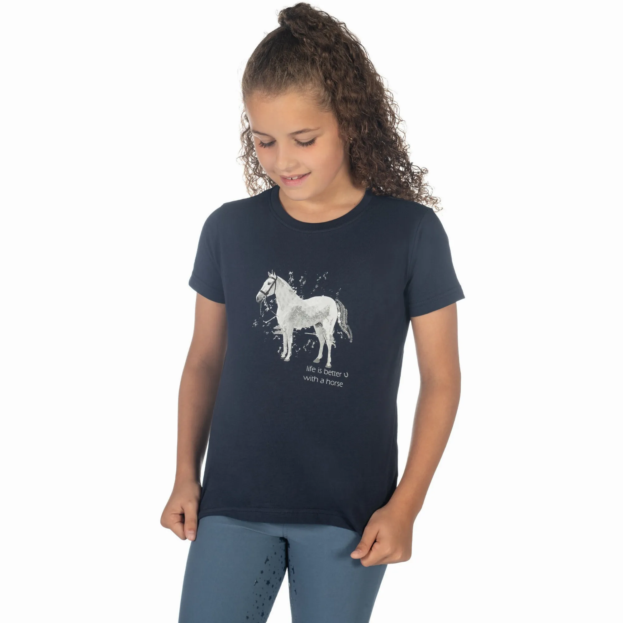 Kinder T-Shirt SPARKLE dunkelblau