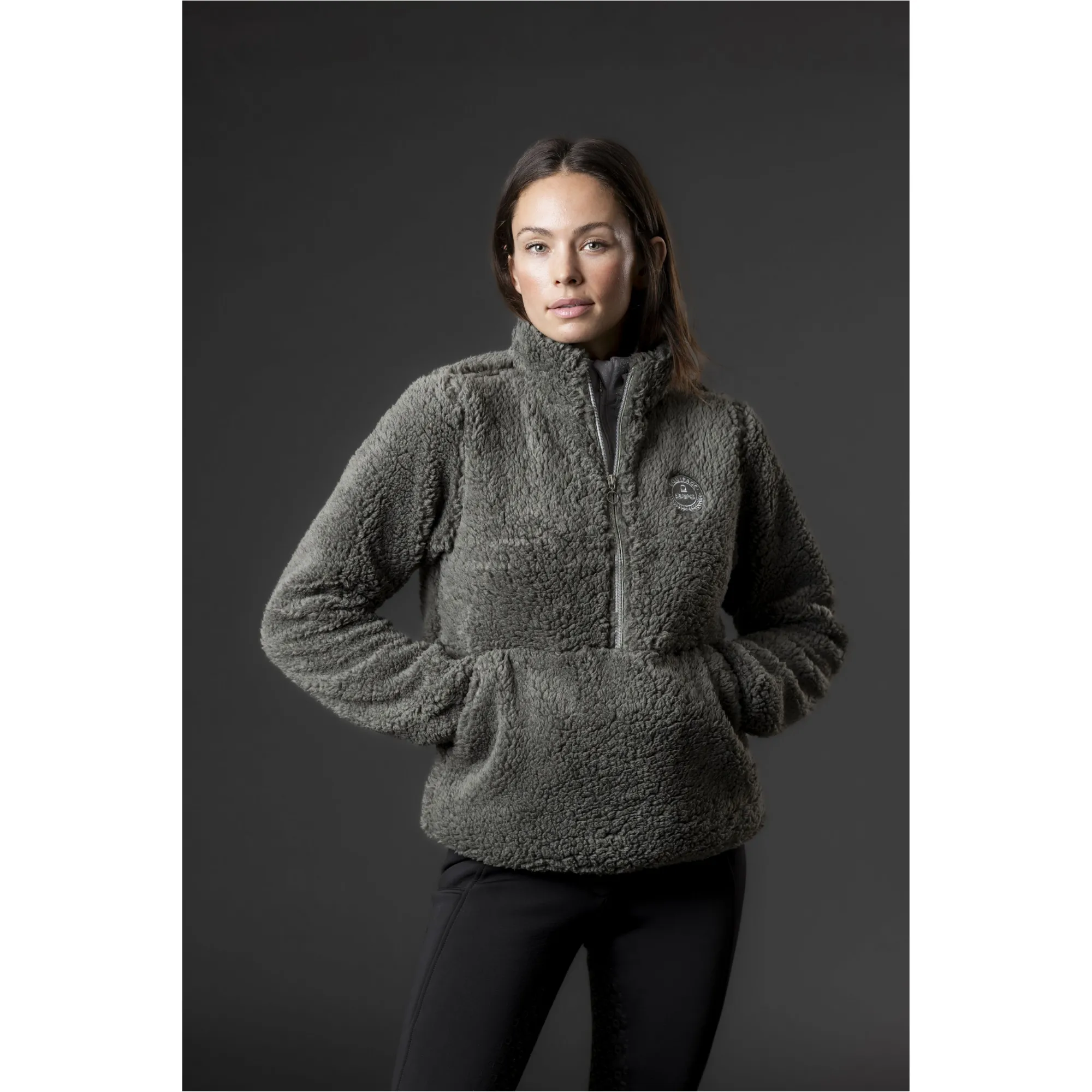 Kinder Teddy Reitjacke JOELLE forest