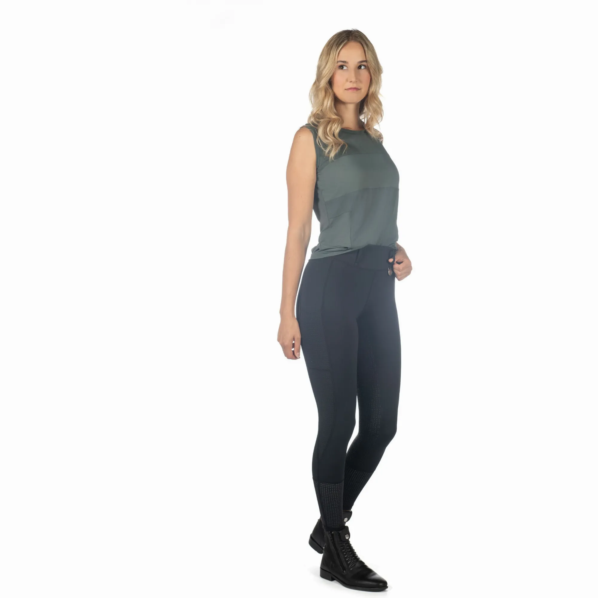 Damen Top MILA graugrün