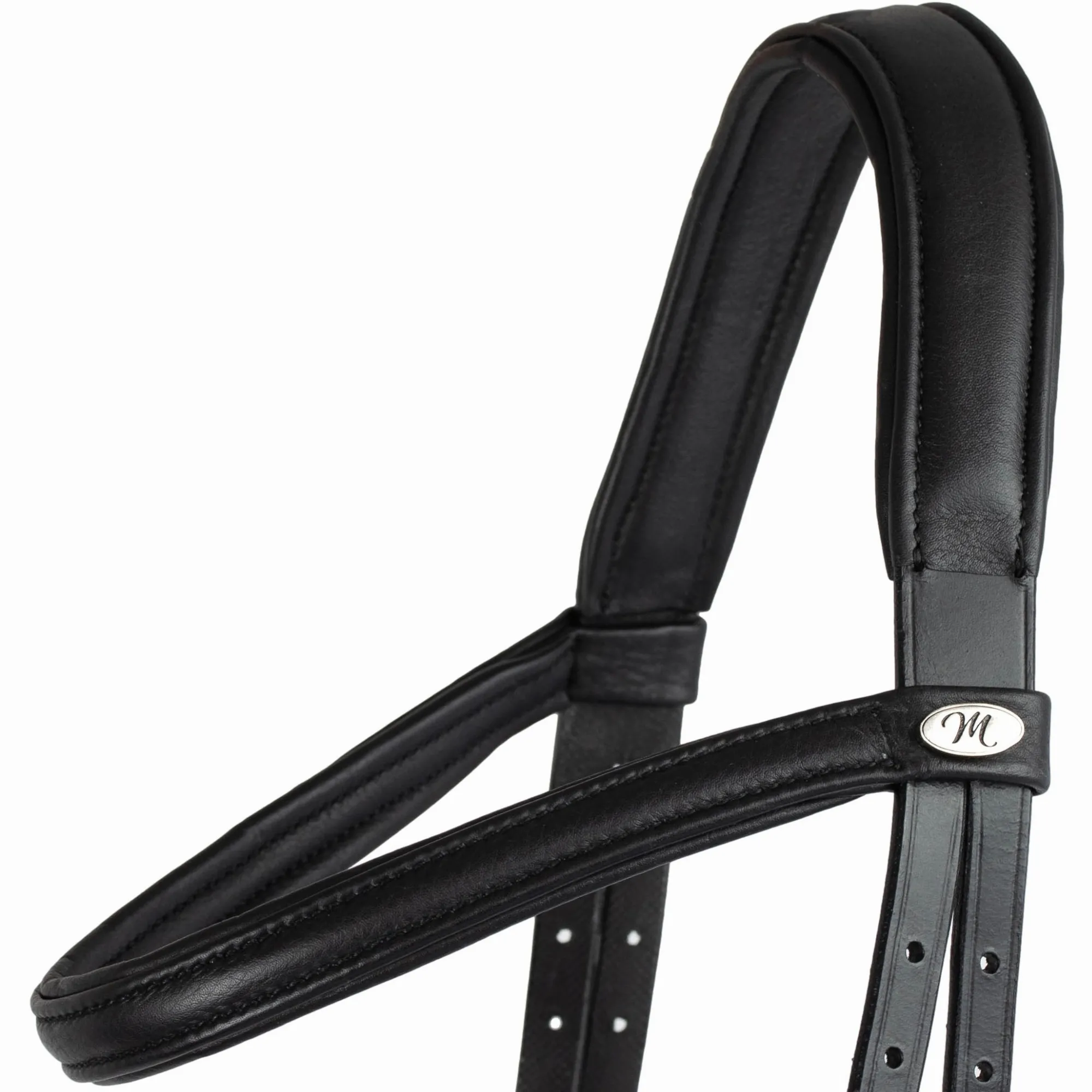 Trensenzaum Soft Gebisslos COMFORT schwarz