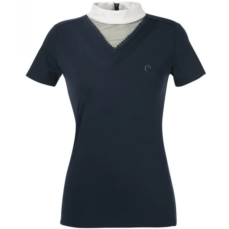Damen Turniershirt VALENCE marineblau