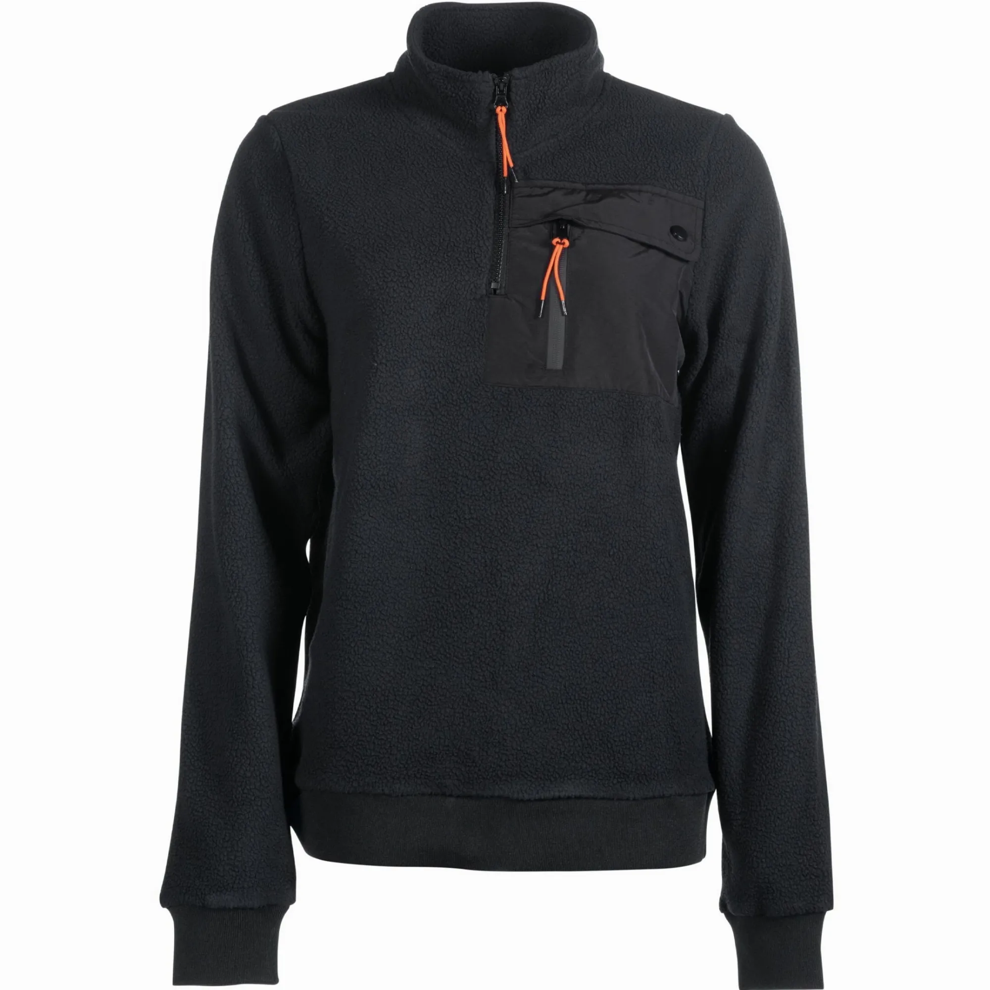Unisex Pullover TEDDYFLEECE schwarz