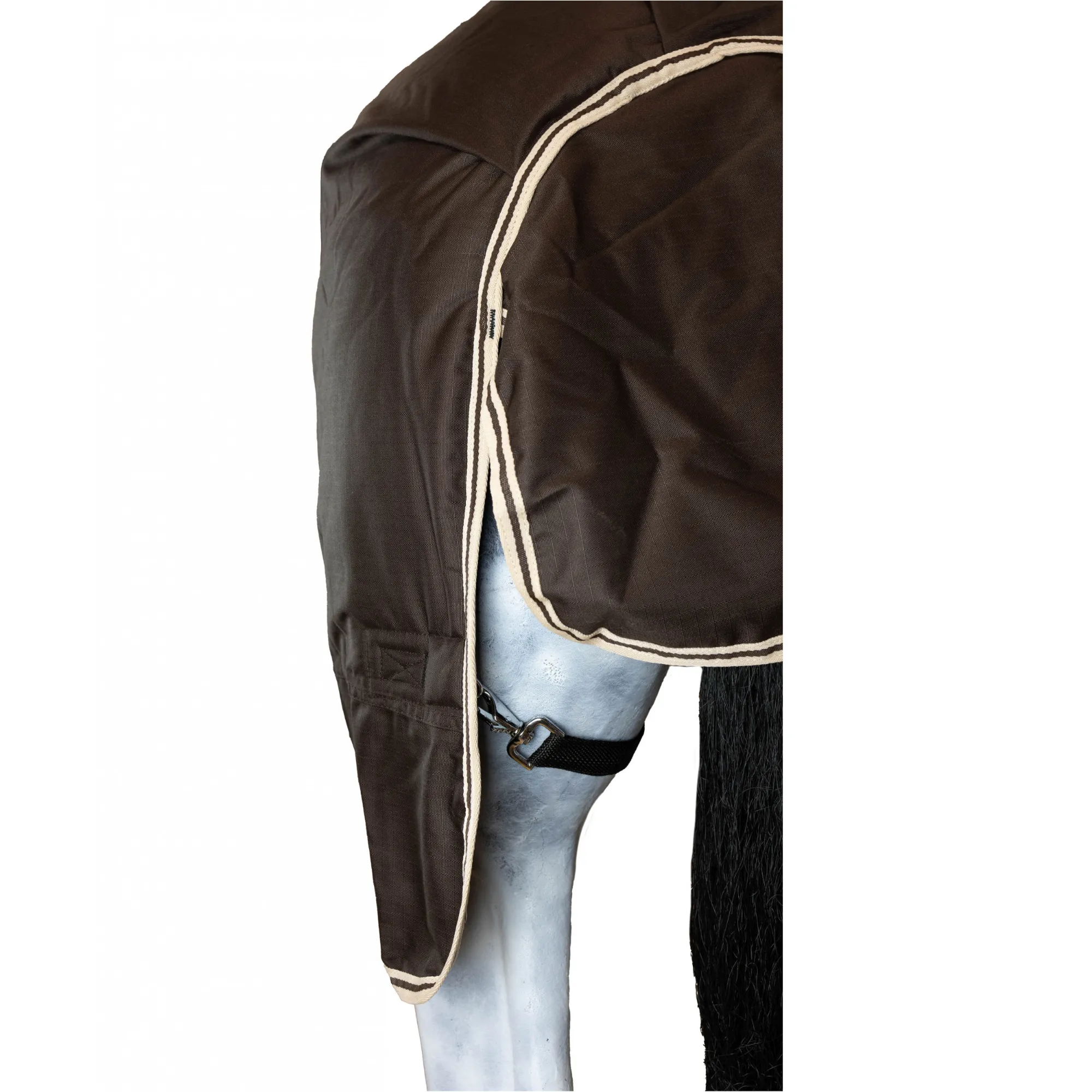 Weidedecke Full Neck Polarfleece 600D BASICLINE dunkelbraun