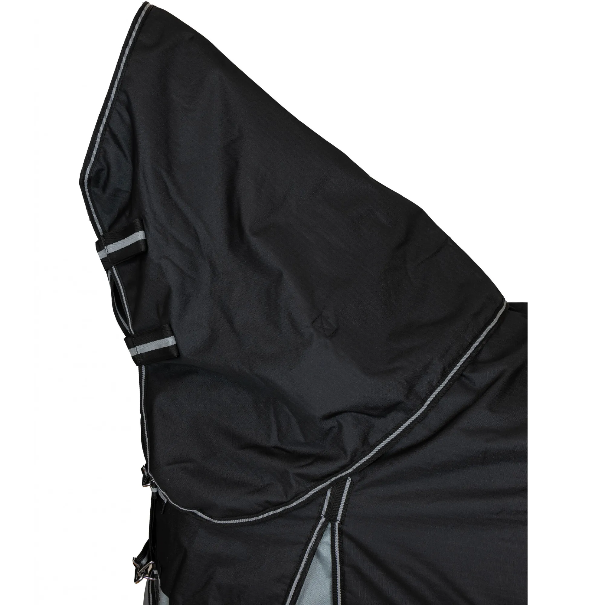 Weidedecke Full Neck Polarfleece 600D BASICLINE schwarz/grau