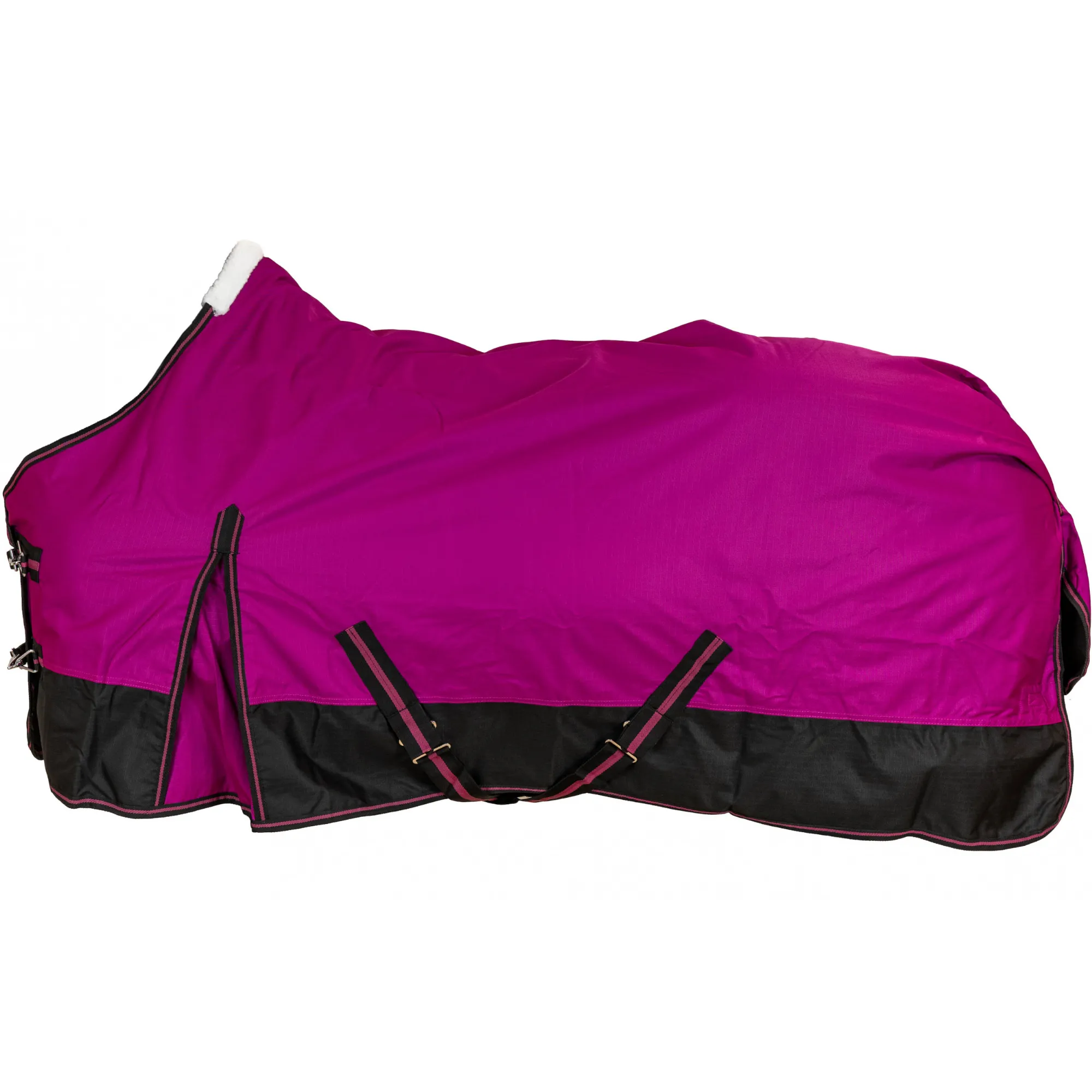 Weidedecke Nylonfutter 600D BASICLINE beere/schwarz