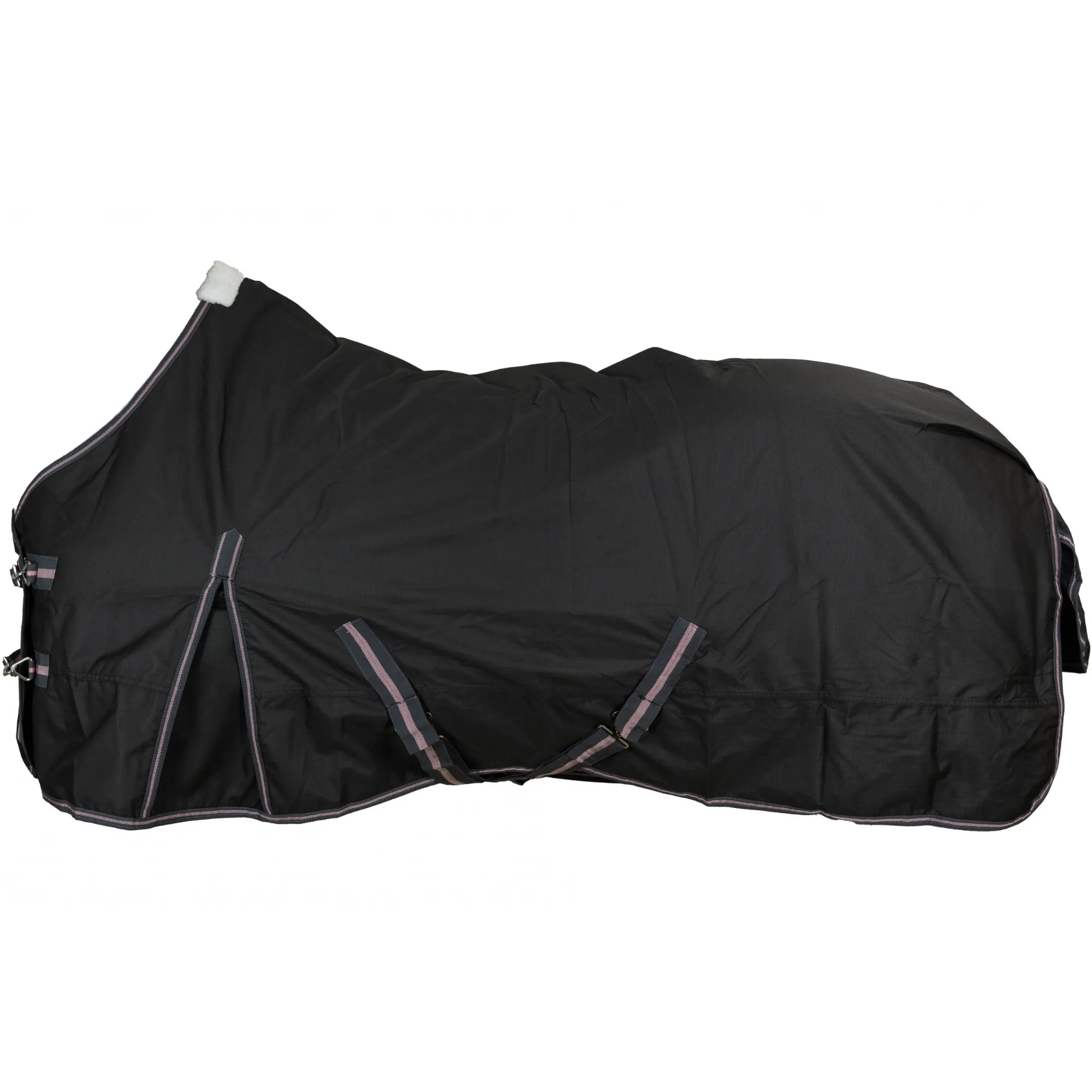 Weidedecke Polarfleece 600D BASICLINE graphit/koralle