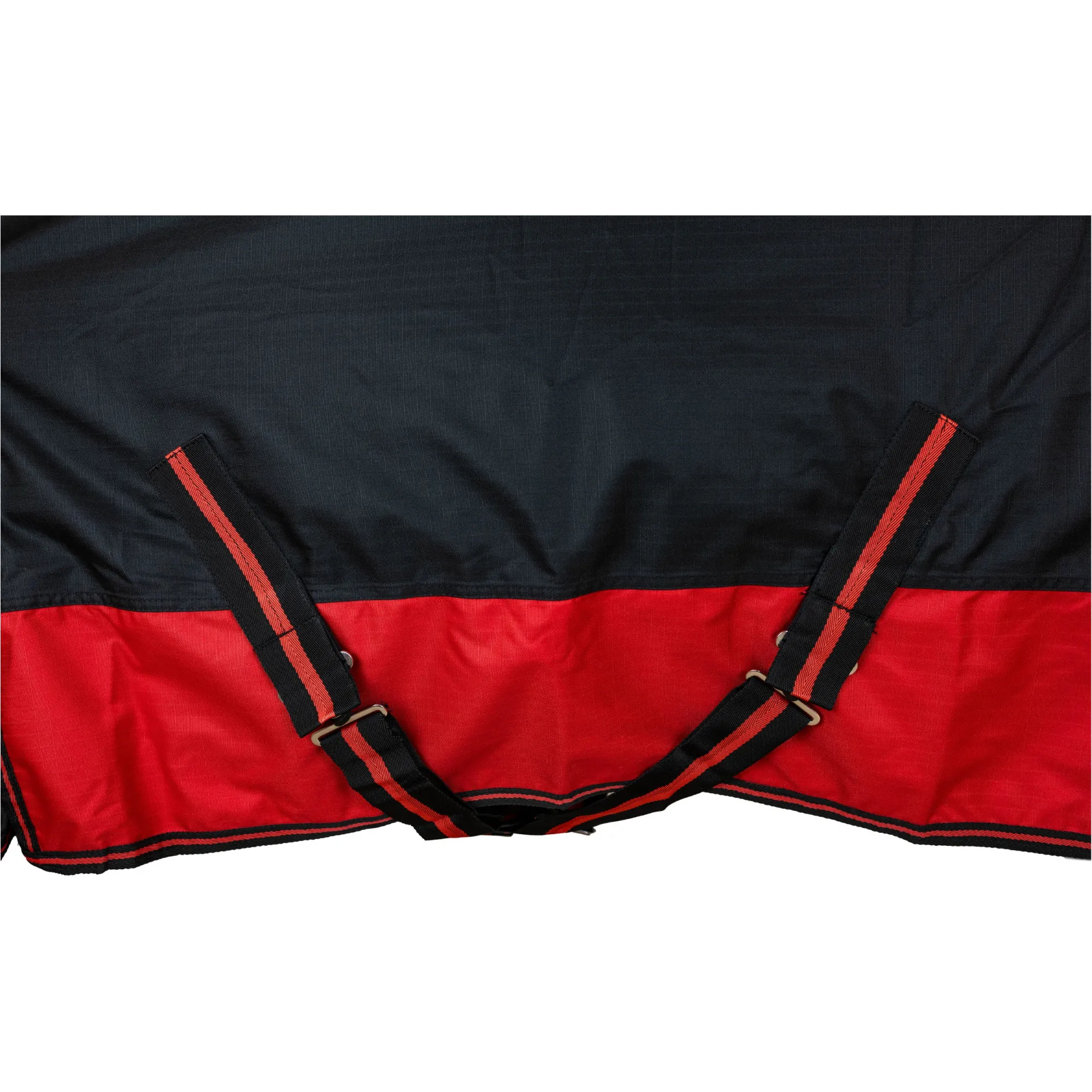 Weidedecke Polarfleece 600D BASICLINE schwarz/rot