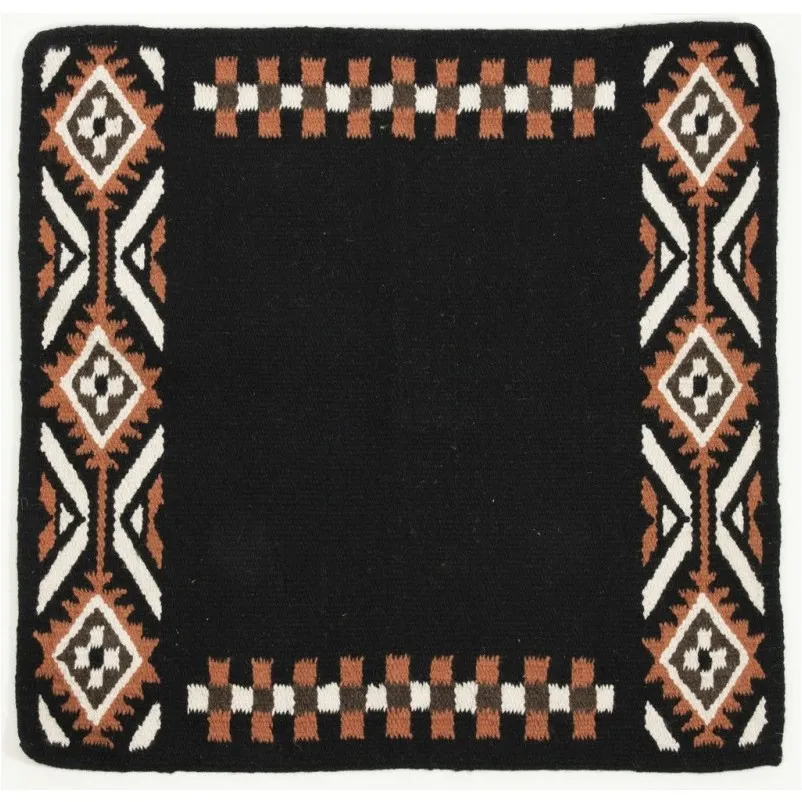 Westernpad by Franck Perret DAKOTA schwarz/braun 86x91cm