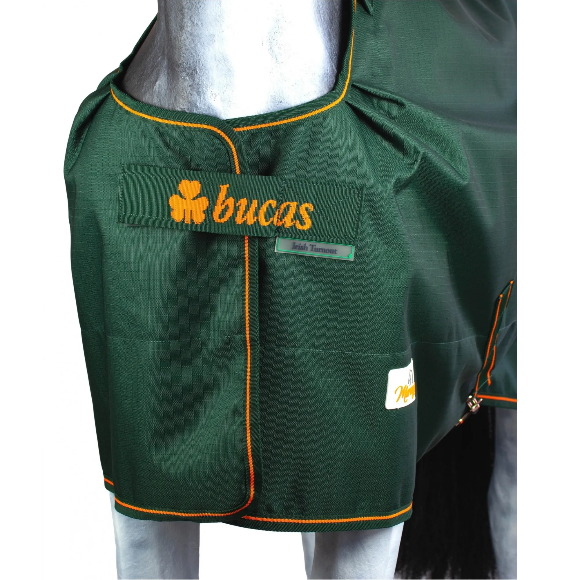Winterdecke 50g Füllung 1200D IRISH TURNOUT grün/orange