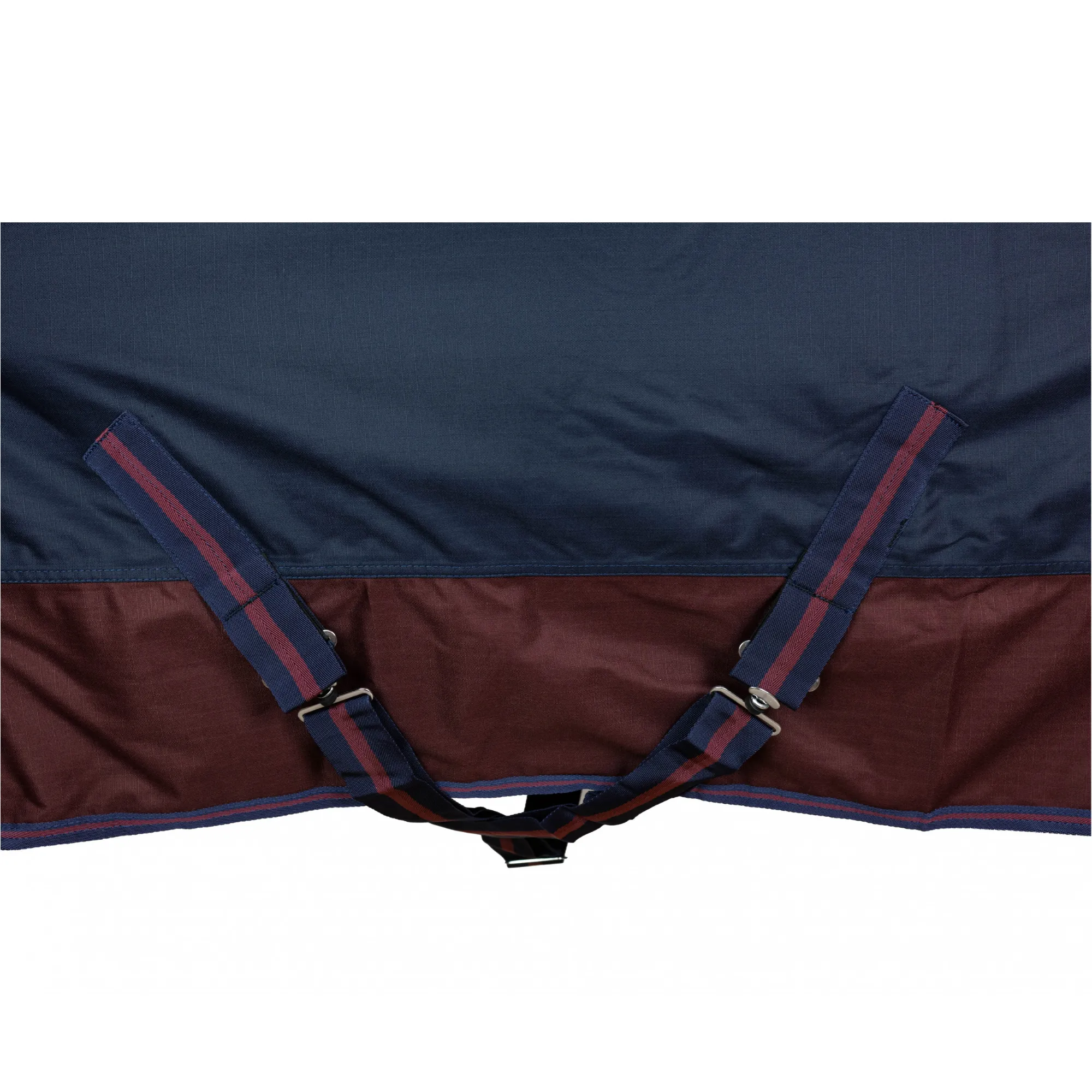 Winterdecke Full Neck 100g Füllung 600D BASICLINE marine/kastanie