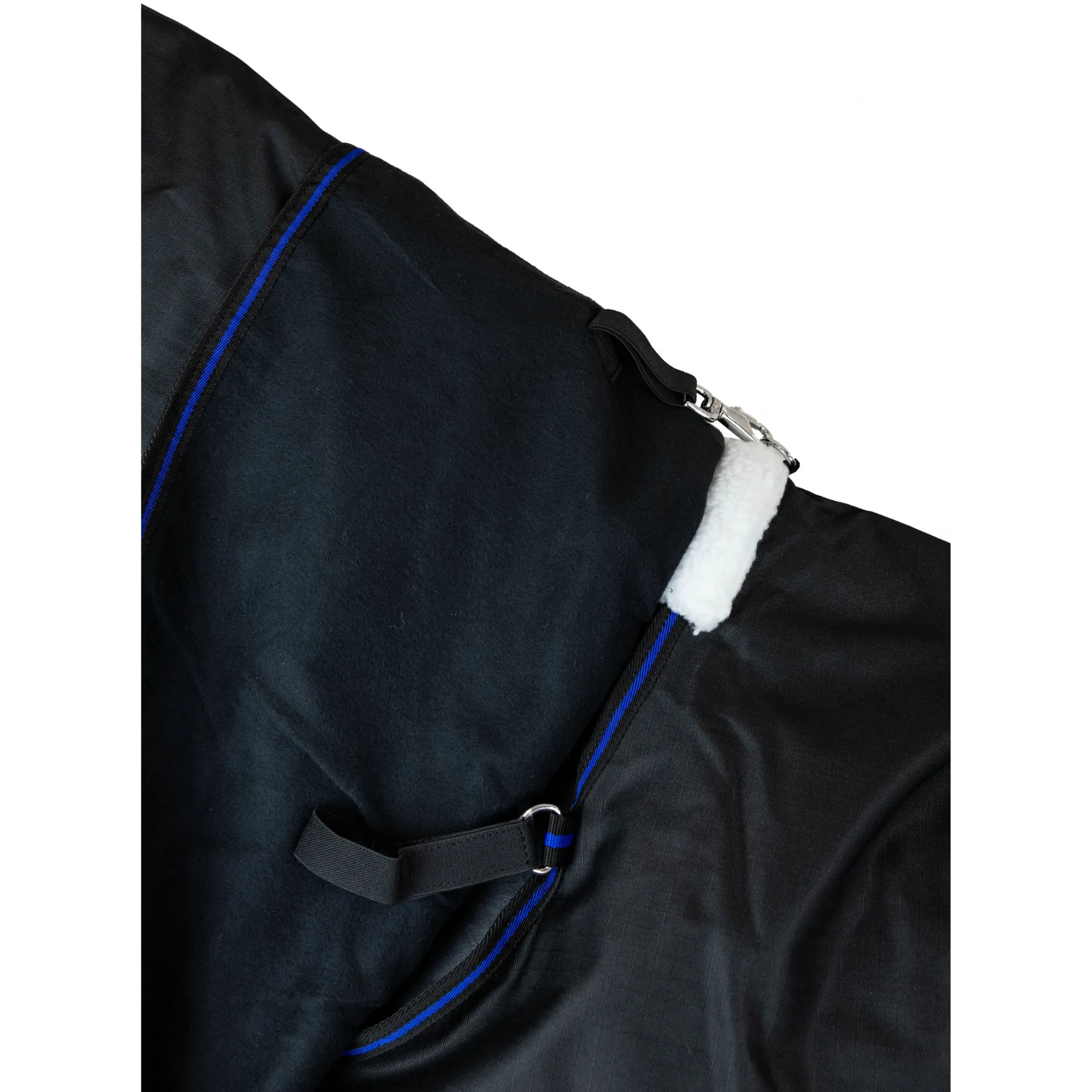Winterdecke Full Neck 100g Füllung 600D BASICLINE schwarz/royalblau