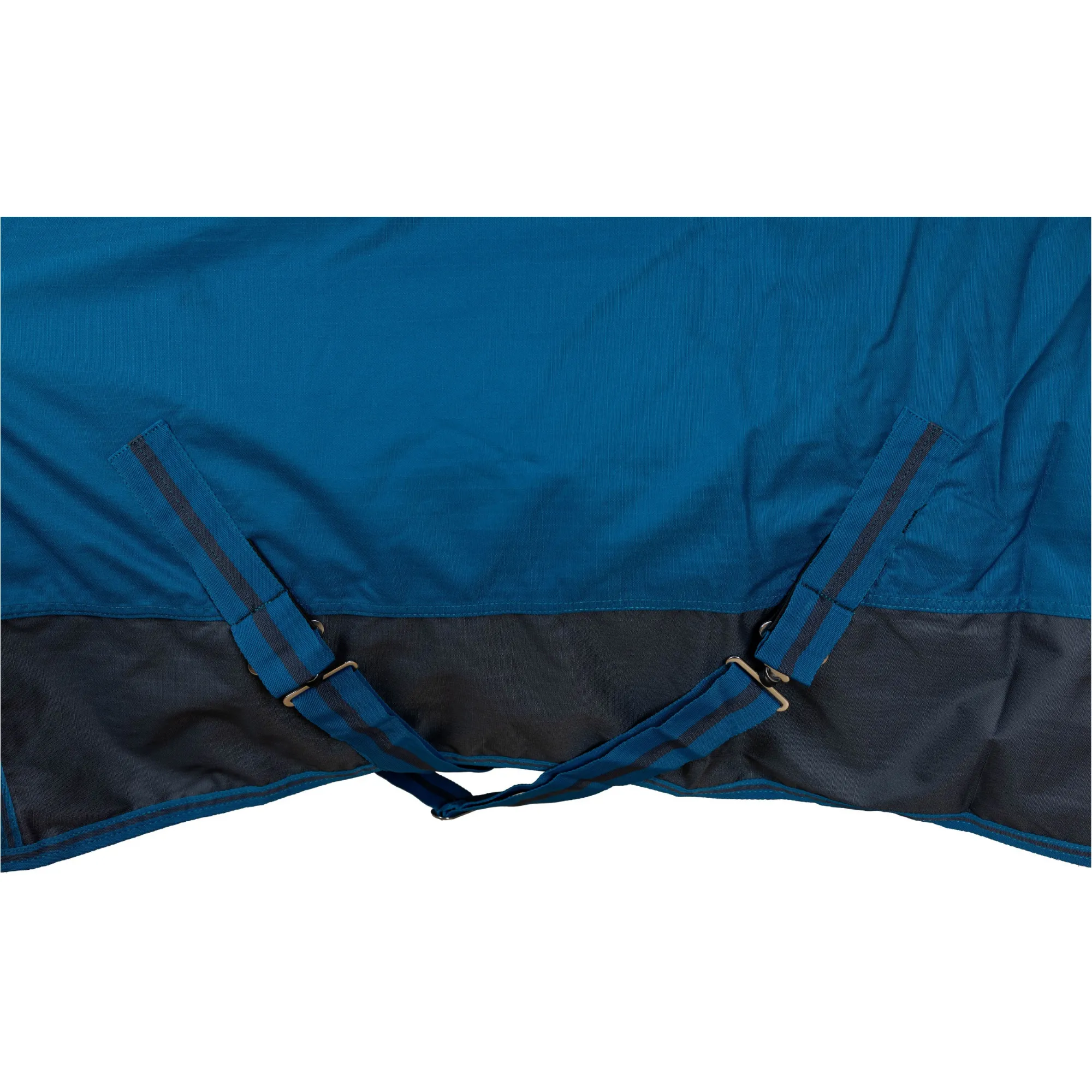 Winterdecke Full Neck 300g Füllung 600D BASICLINE petrol/graphit