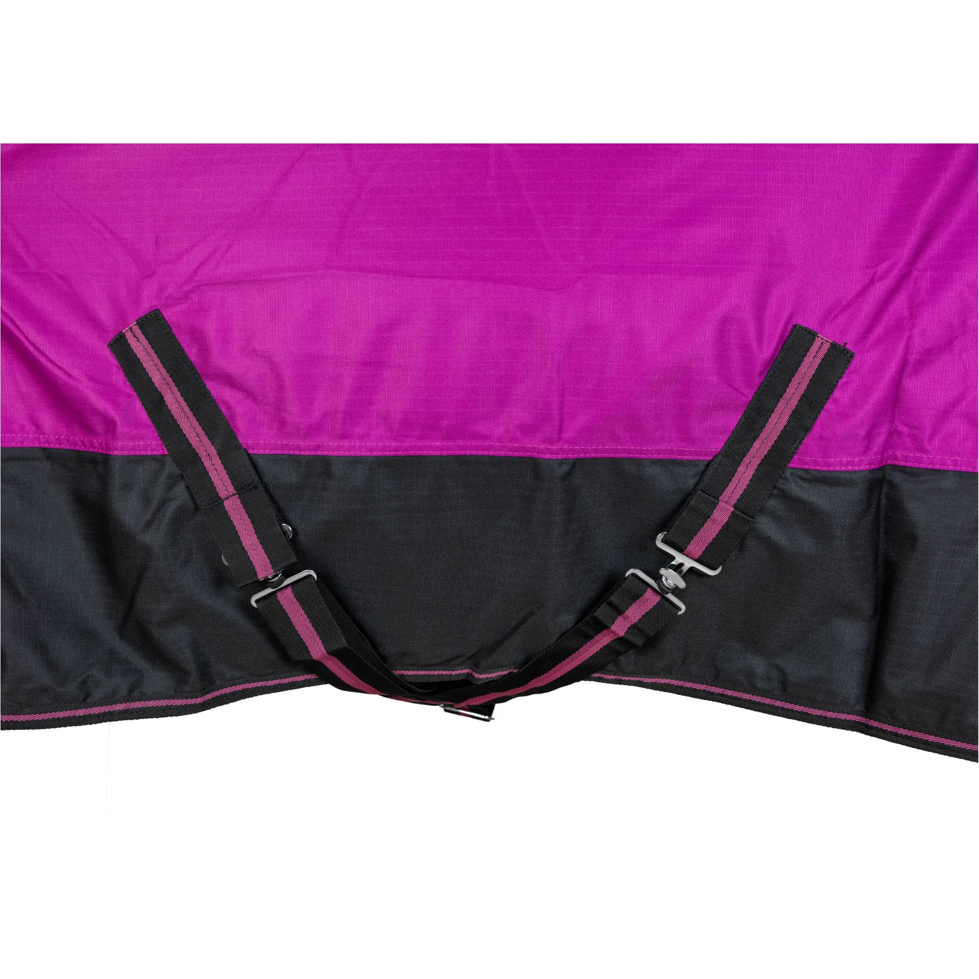 Winterdecke High Neck 100g Füllung 600D BASICLINE beere/schwarz