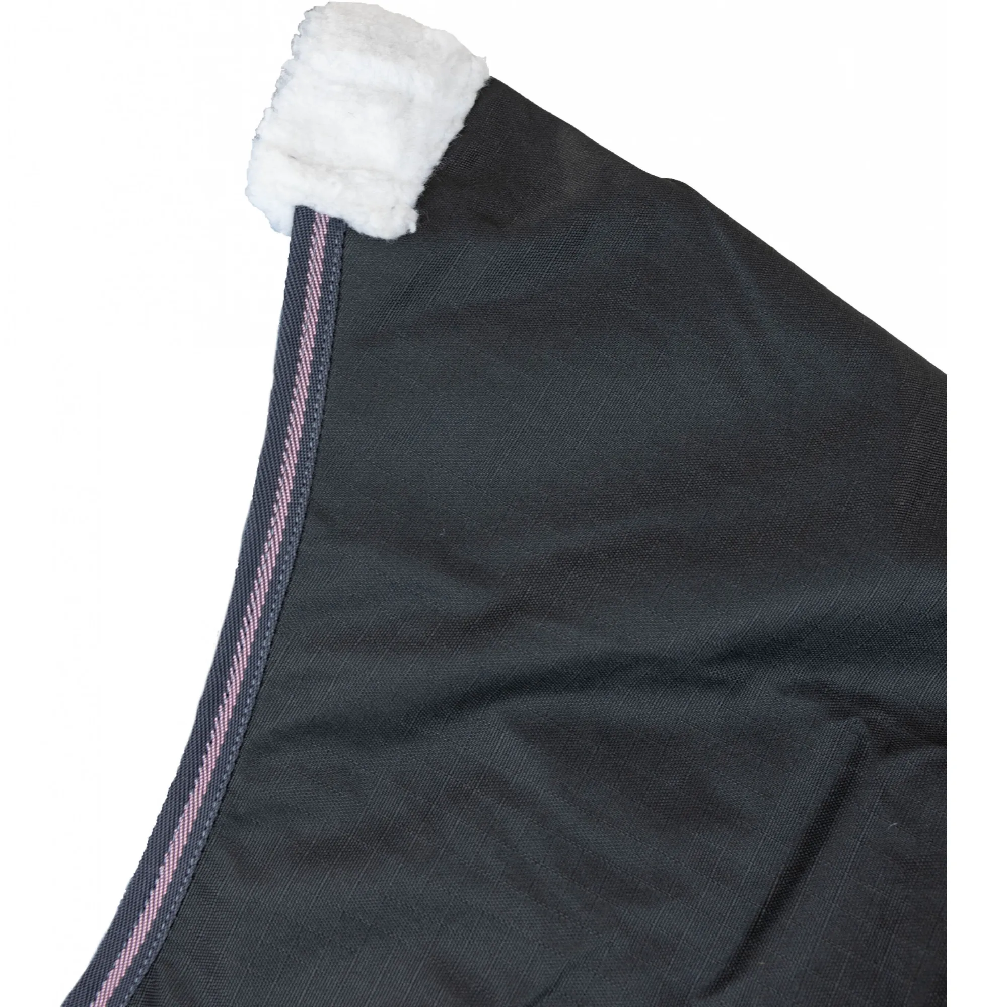 Winterdecke High Neck 200g Füllung 600D BASICLINE graphit/koralle
